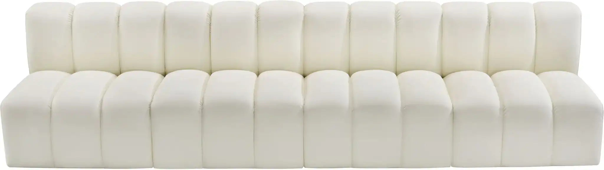 Arc - Faux Leather 4 Seats Modular Sofa