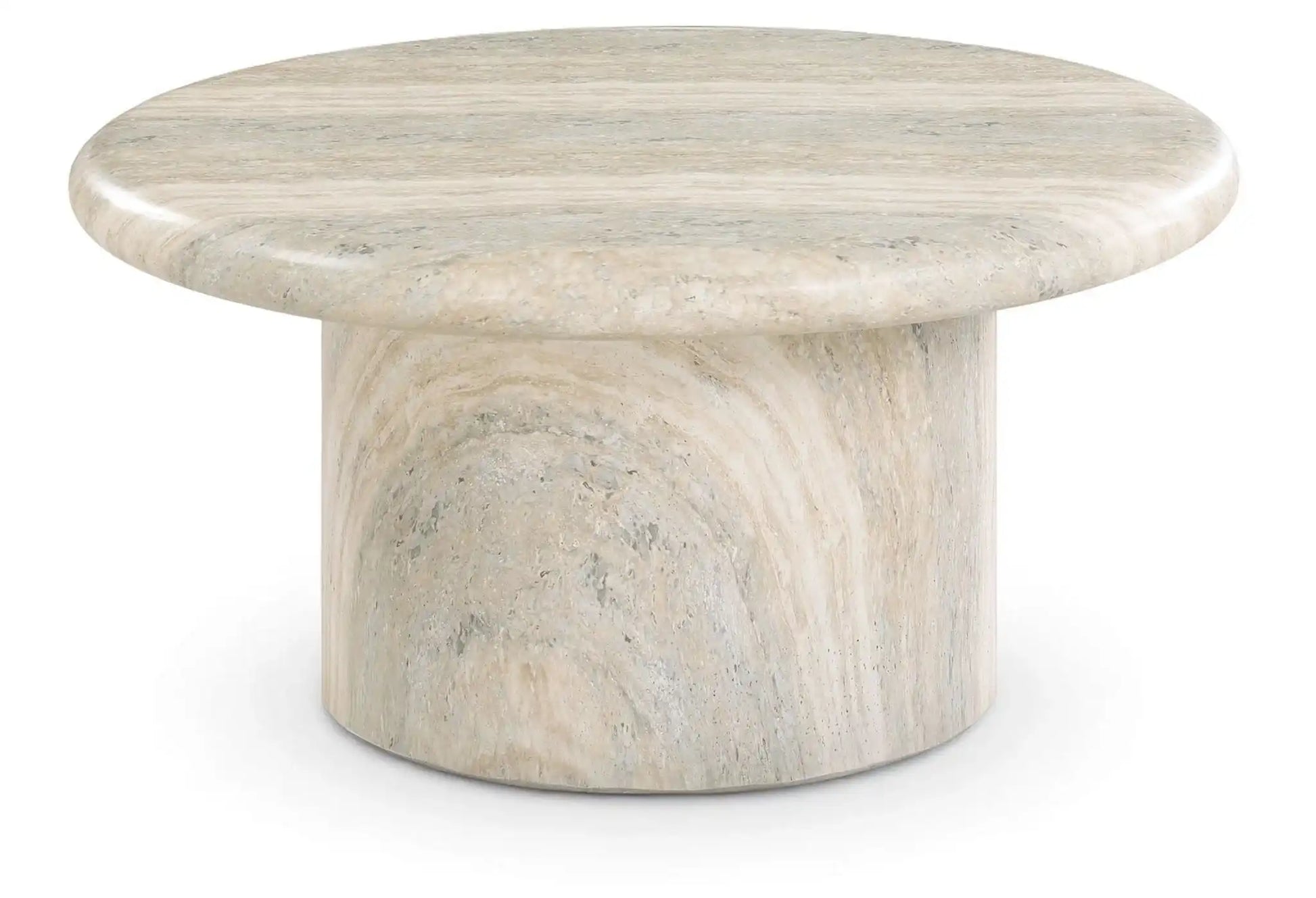 Emara - Concrete And Fiberglass Indoor / Outdoor Coffee Table - Best Buy Furniture