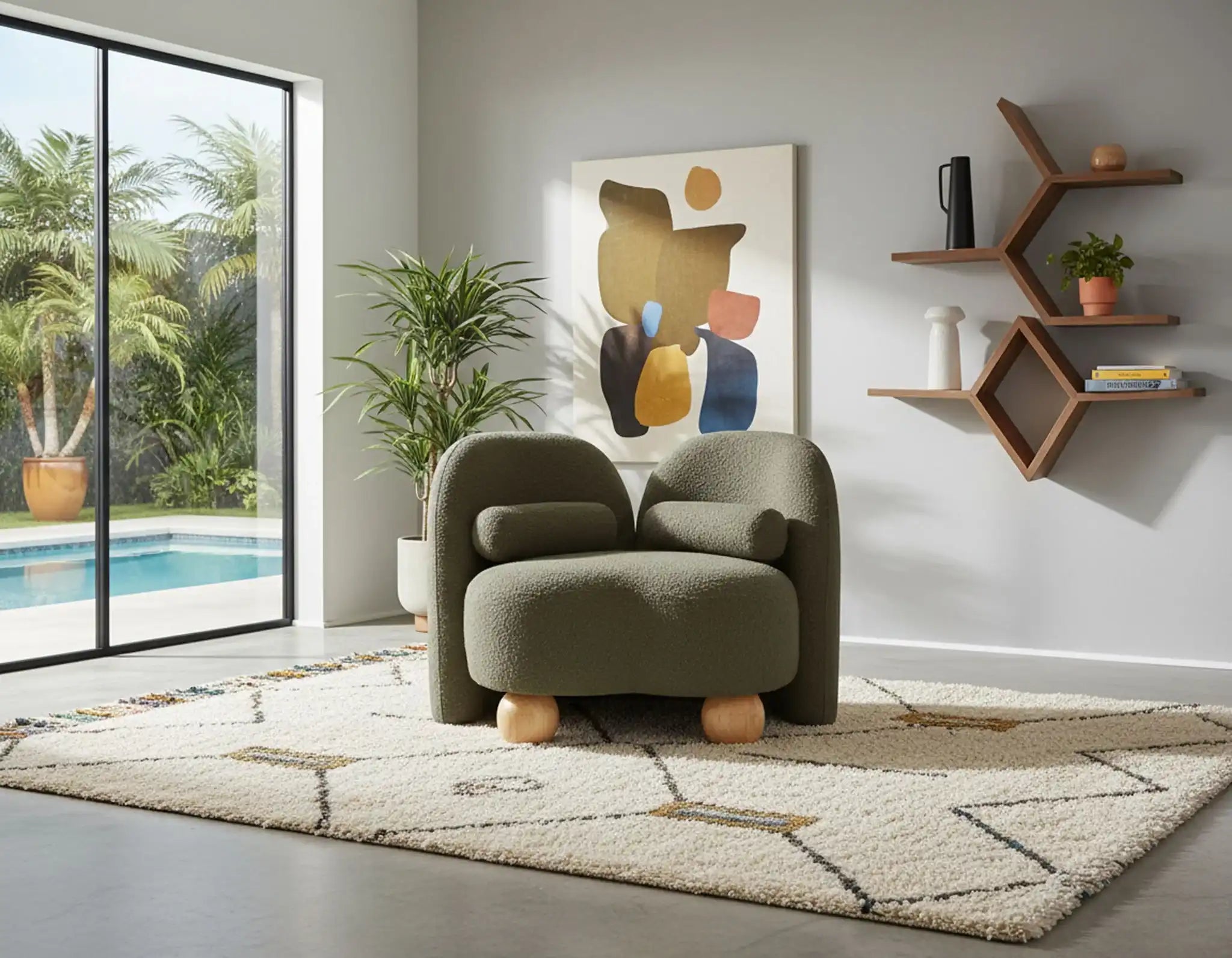 Daphne - Boucle Chair
