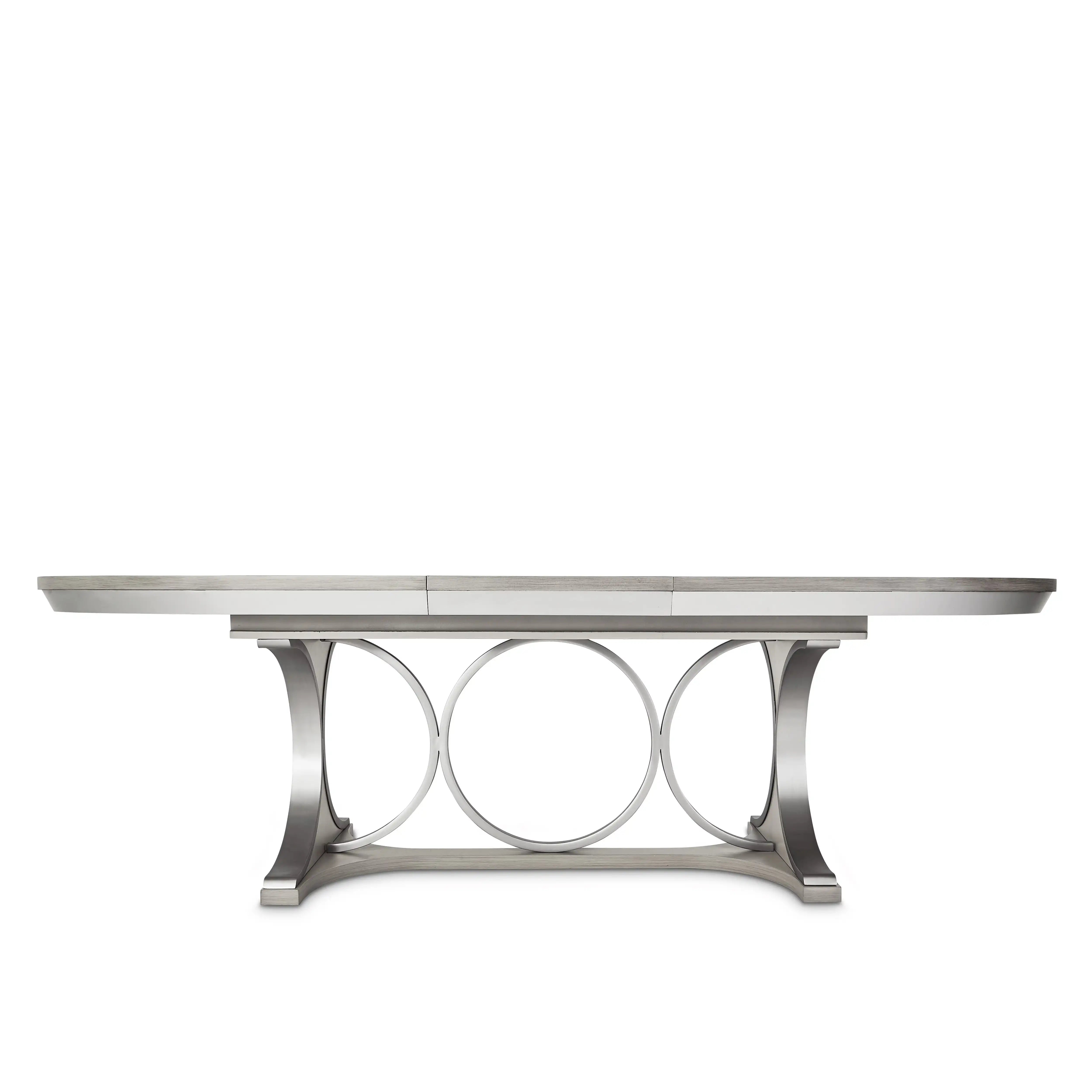 Eclipse - Oval Dining Table - Moonlight Gray - Best Buy Furniture