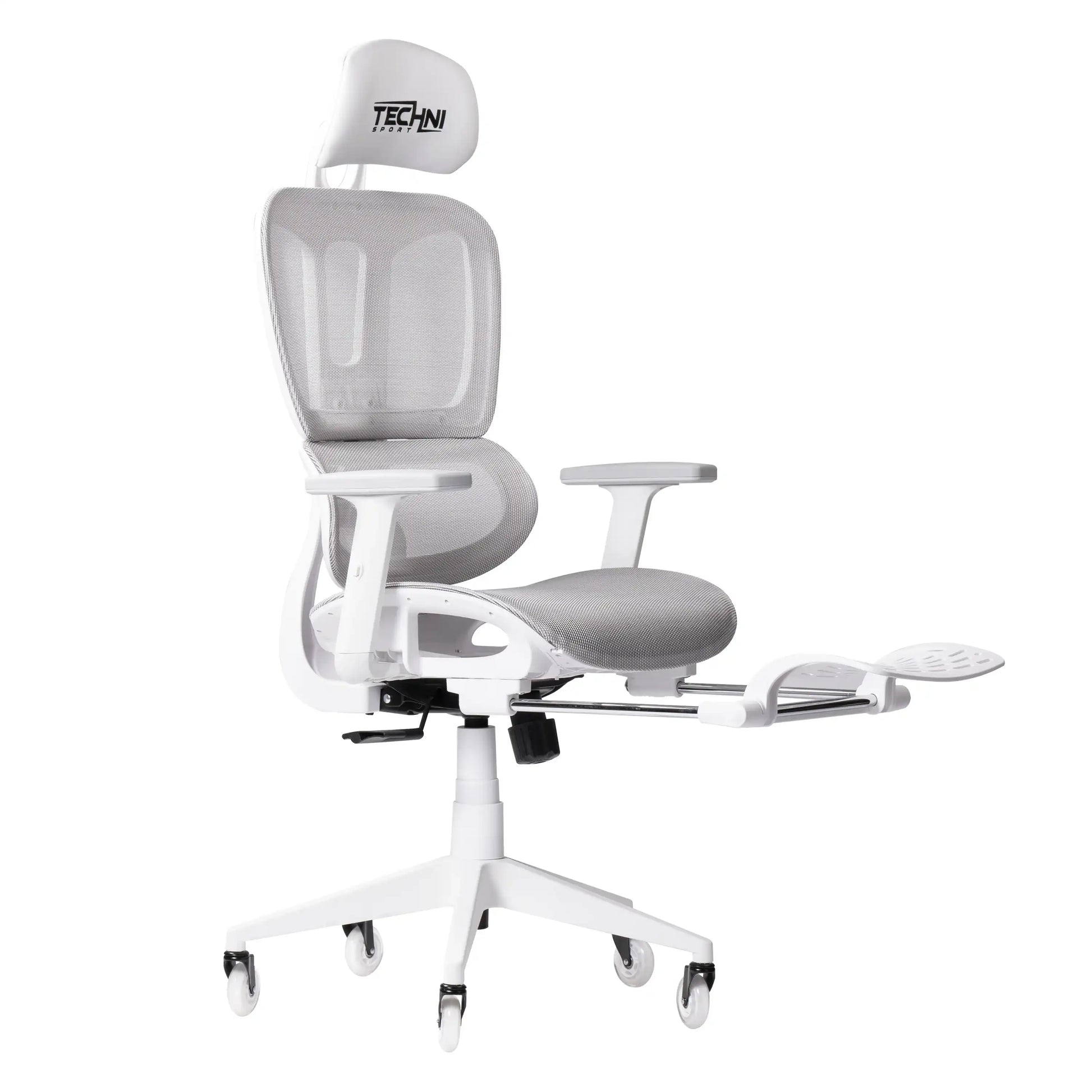 Techni Sport AIRFLEX2.0 White Mesh Gaming Chair - Best Buy Furniture