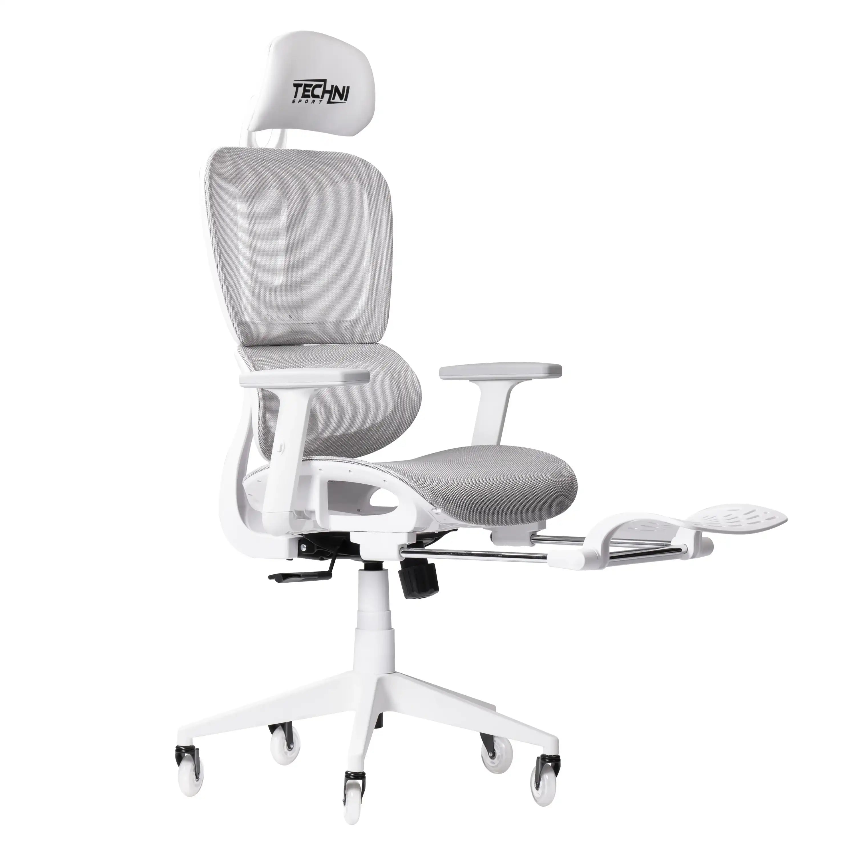 Techni Sport AIRFLEX2.0 White Mesh Gaming Chair - Best Buy Furniture