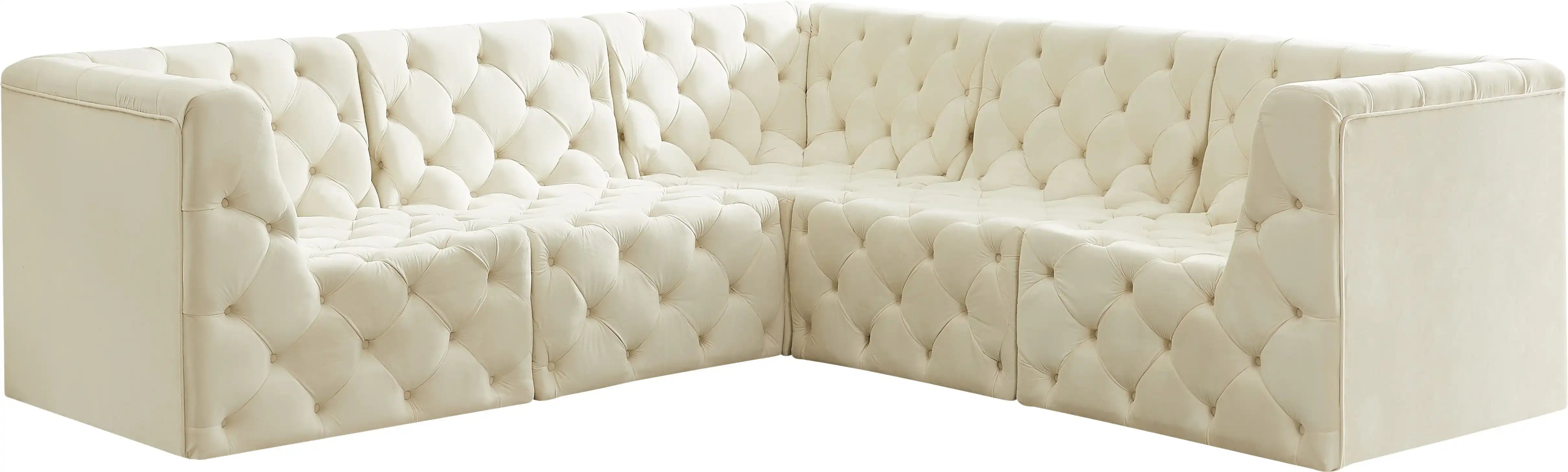 Tuft - 5 Piece Modular Sectional - Best Buy Furniture