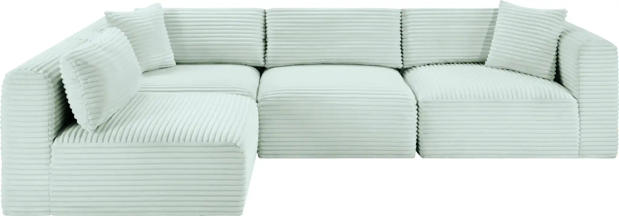 Shaggy - 4 Piece Modular Sectional