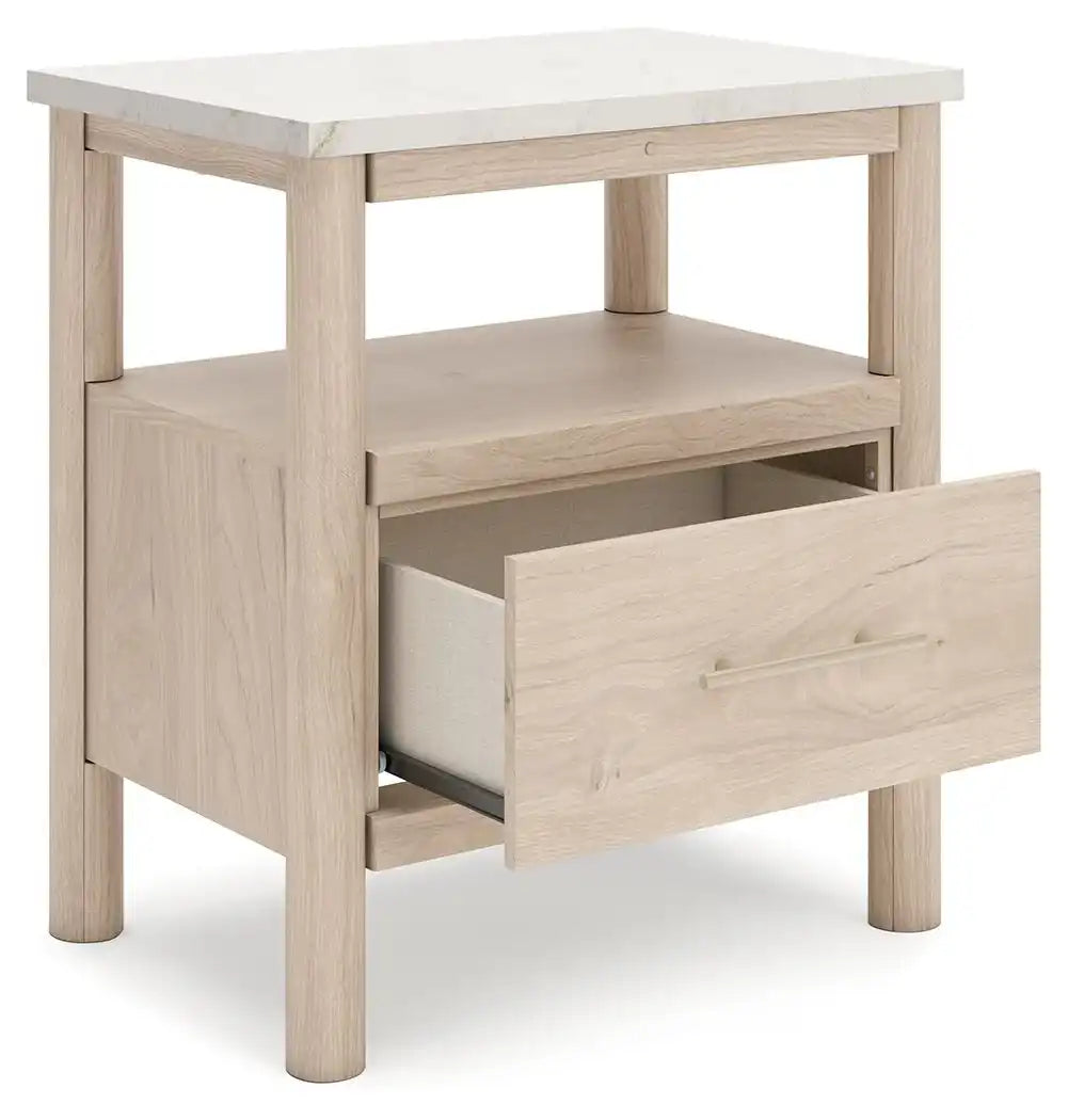 Cadmori - One Drawer Night Stand - Best Buy Furniture