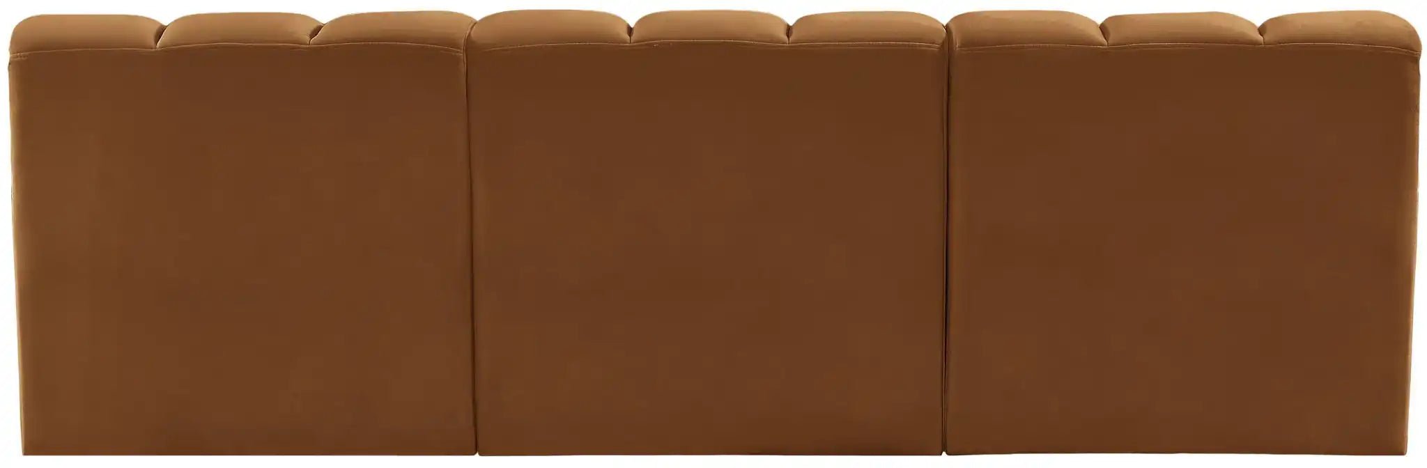 Arc - Velvet 3 Piece Modular Straight Sofa