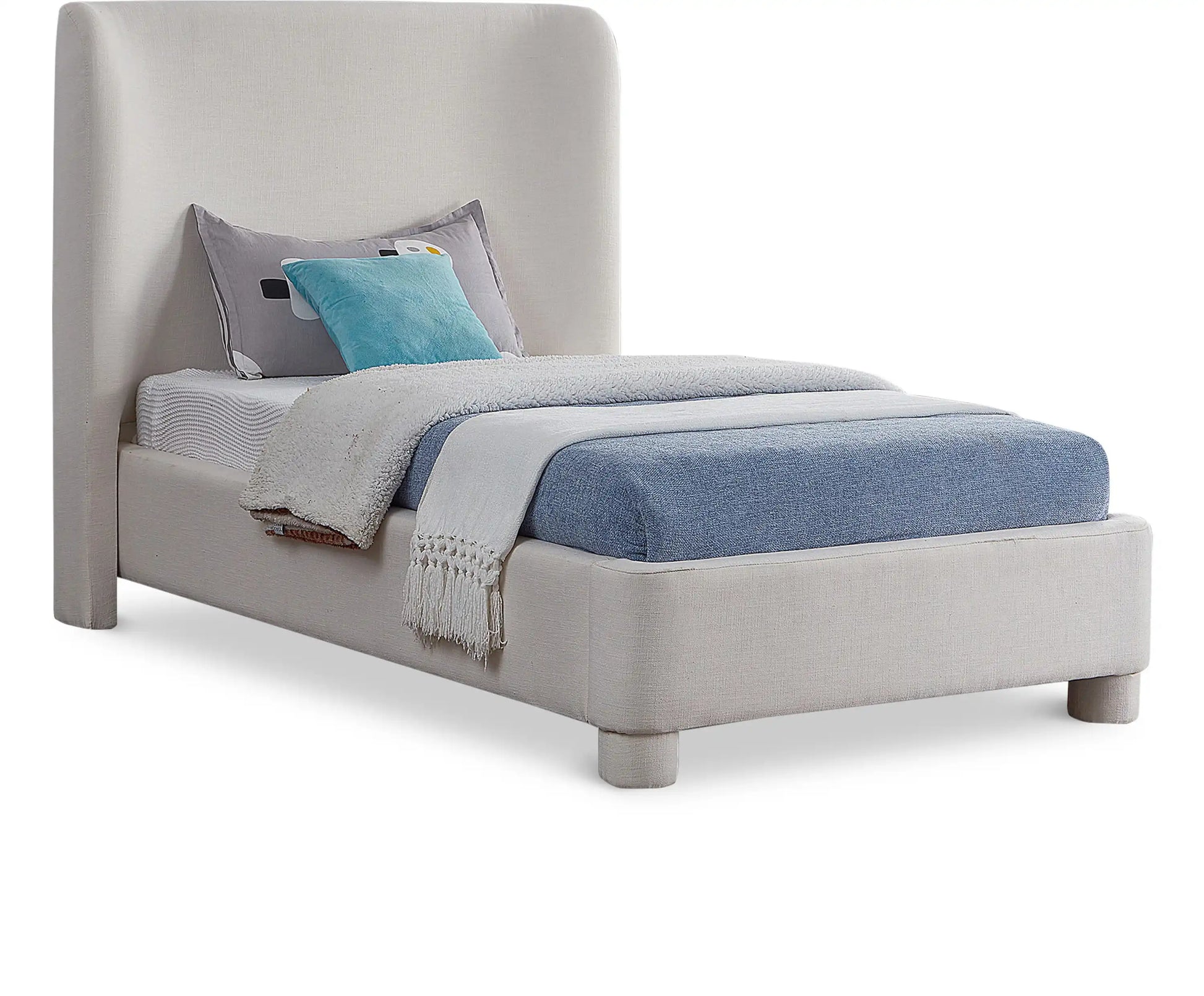 Penny - Polyester Fabric Bed - Best Buy Furniture