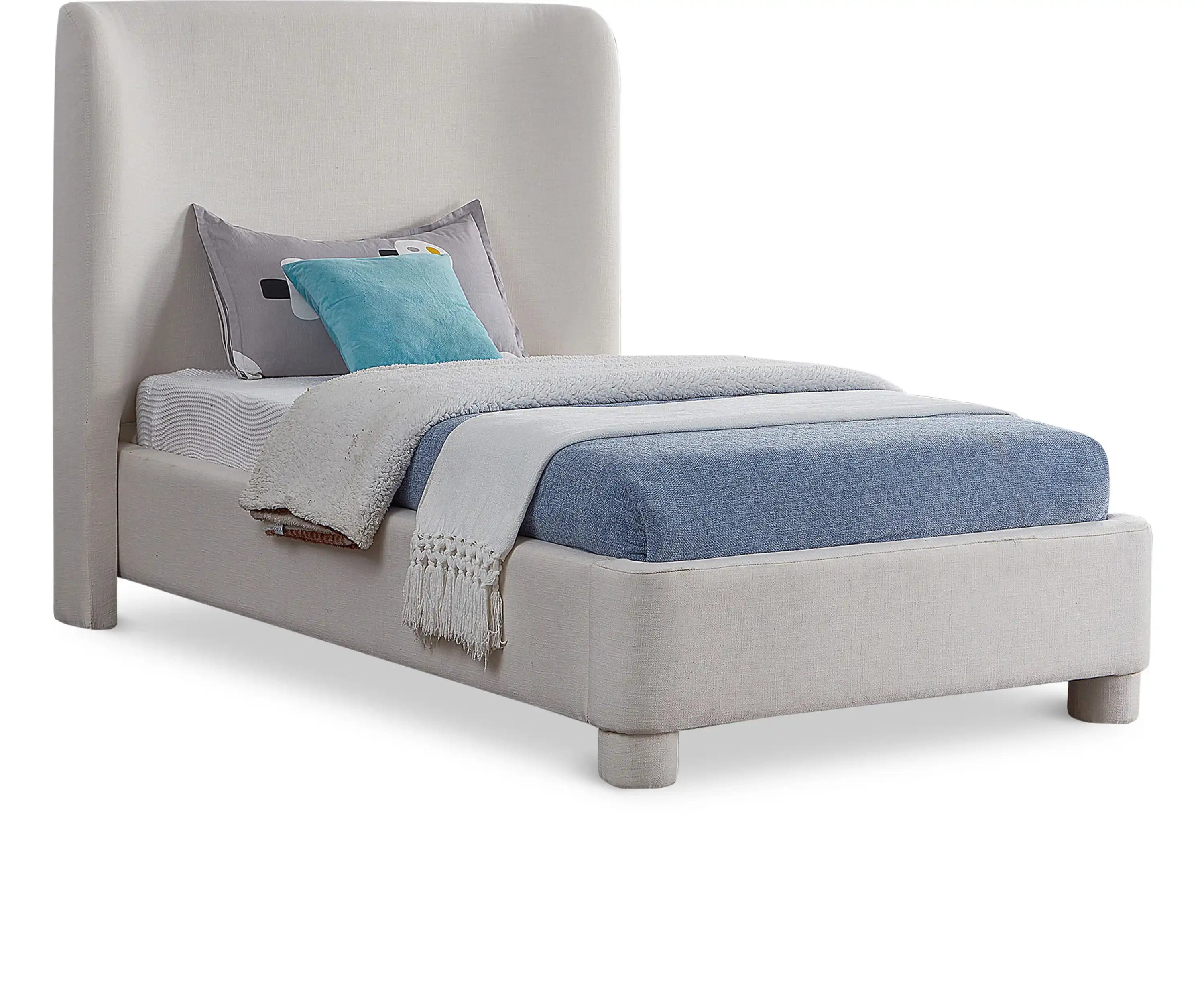 Penny - Polyester Fabric Bed - Best Buy Furniture