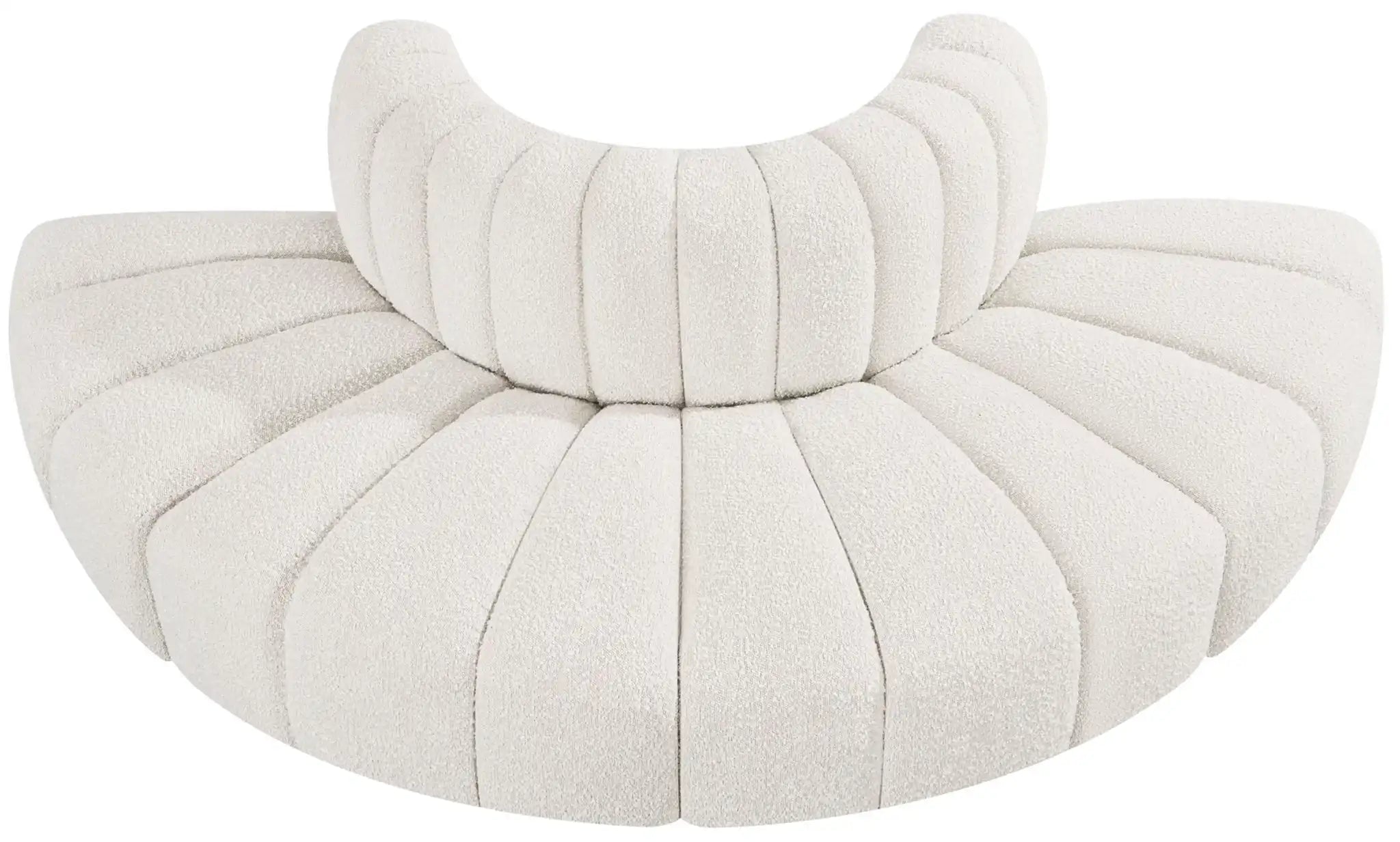 Arc - Boucle Fabric 4 Piece Modular Sofa