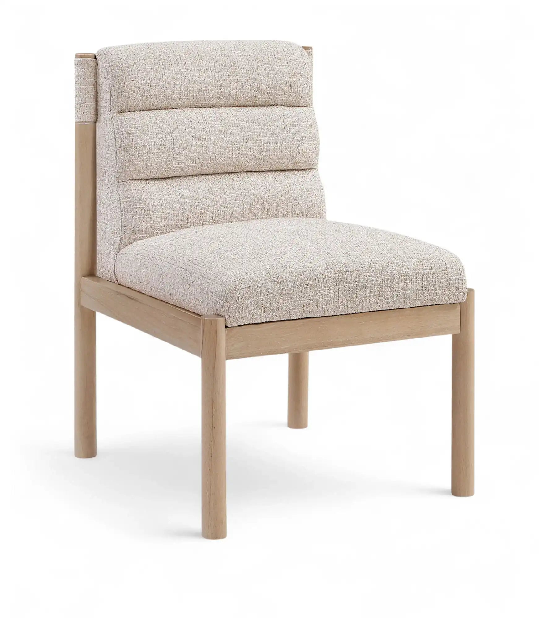 Eloura - Linen Textured Fabric Upholstered Dining Chair (Set of 2) - Best Buy Furniture