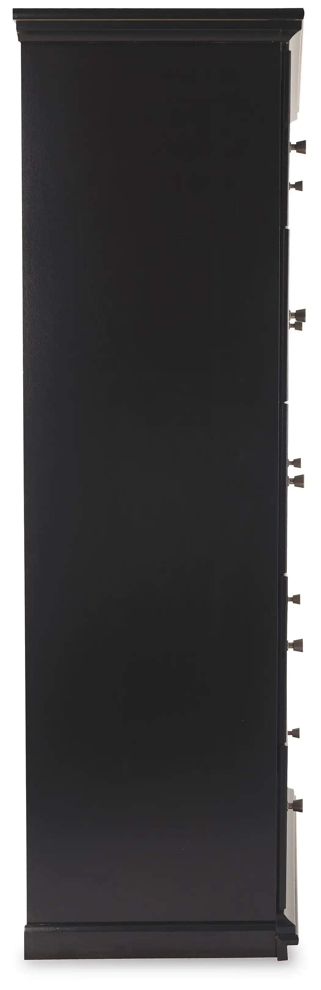 Maribel - Five Drawer Chest - Black - Best Buy Furniture
