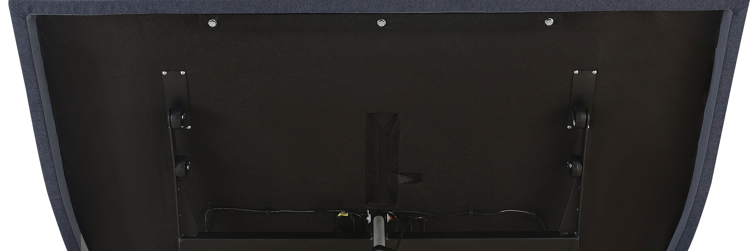 Clara Eastern King Adjustable Bed Base Grey and Black-CoasterEveryday