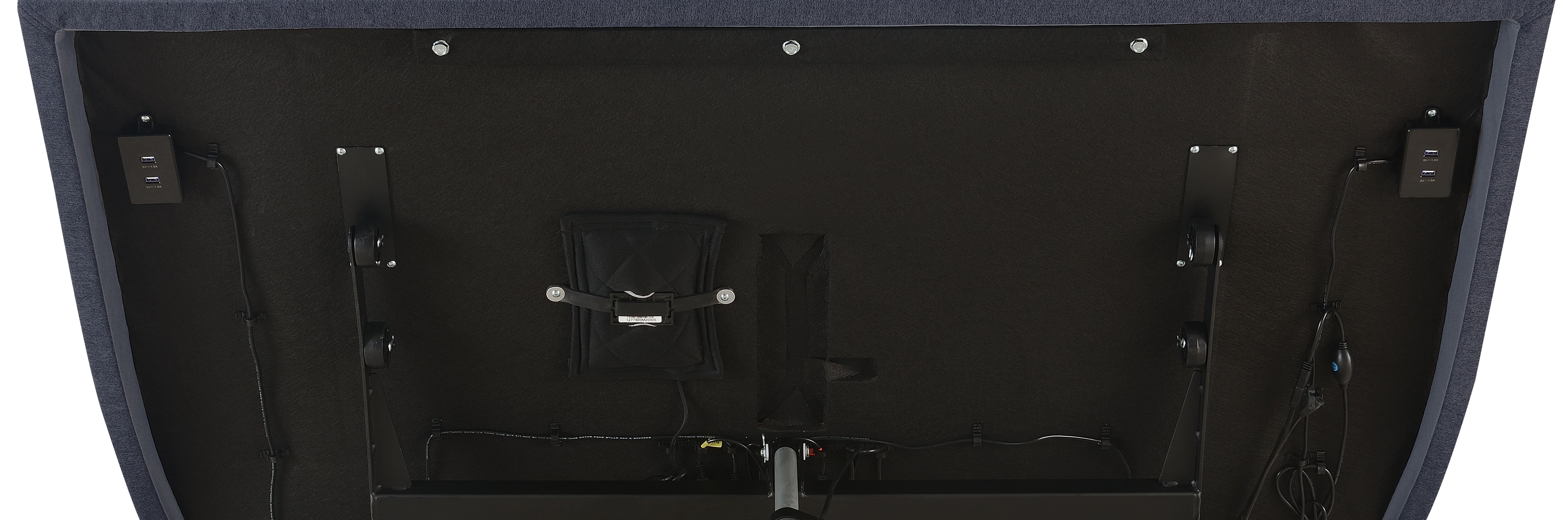 Negan Eastern King Adjustable Bed Base Grey and Black-CoasterEveryday