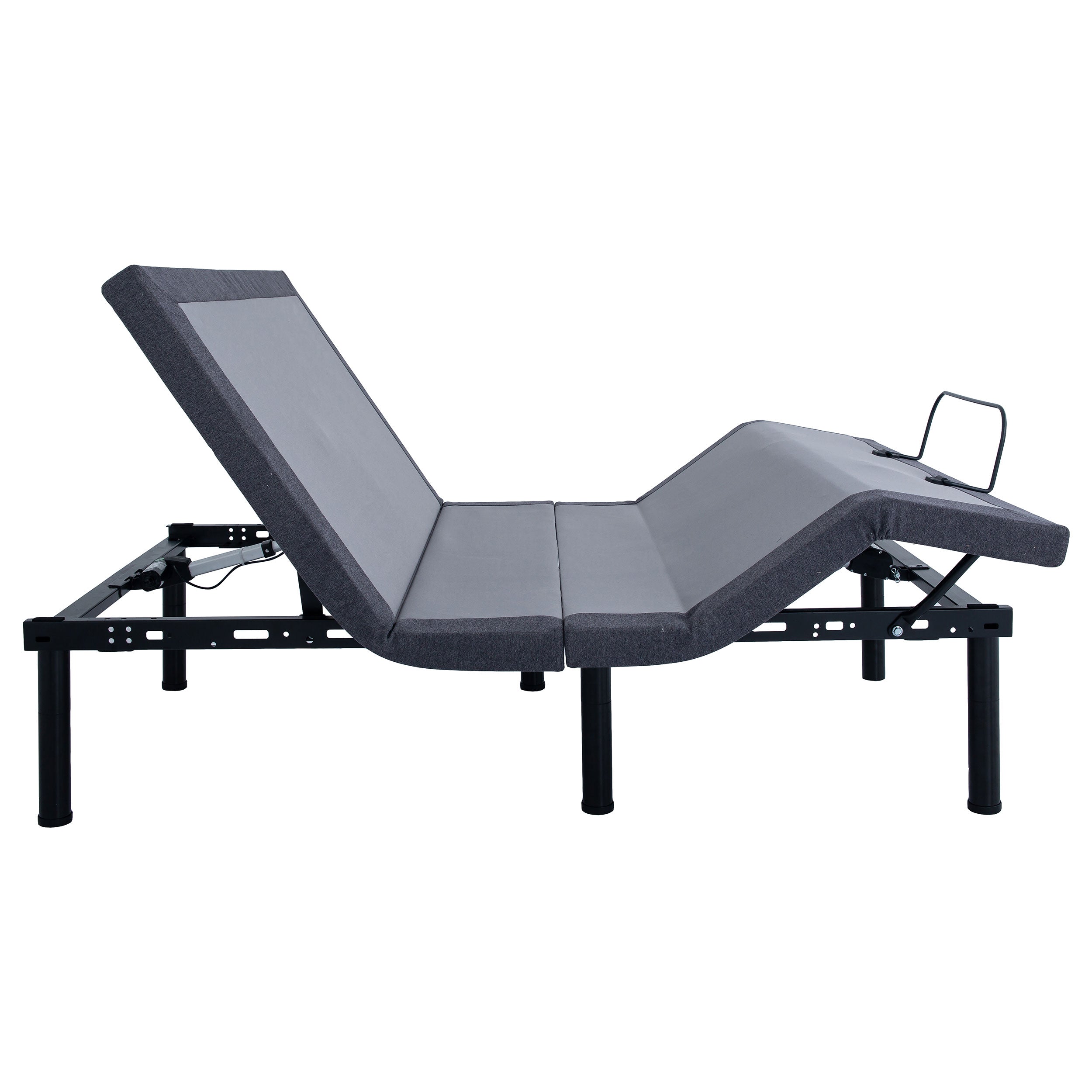 Negan California King Adjustable Bed Base Grey and Black-CoasterEveryday