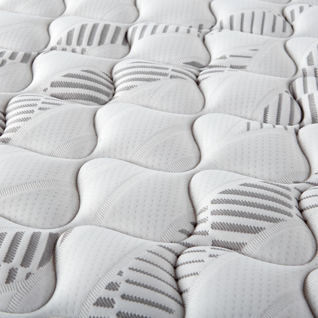 Hayes California King Firm Tight Top Hybrid Mattress White-