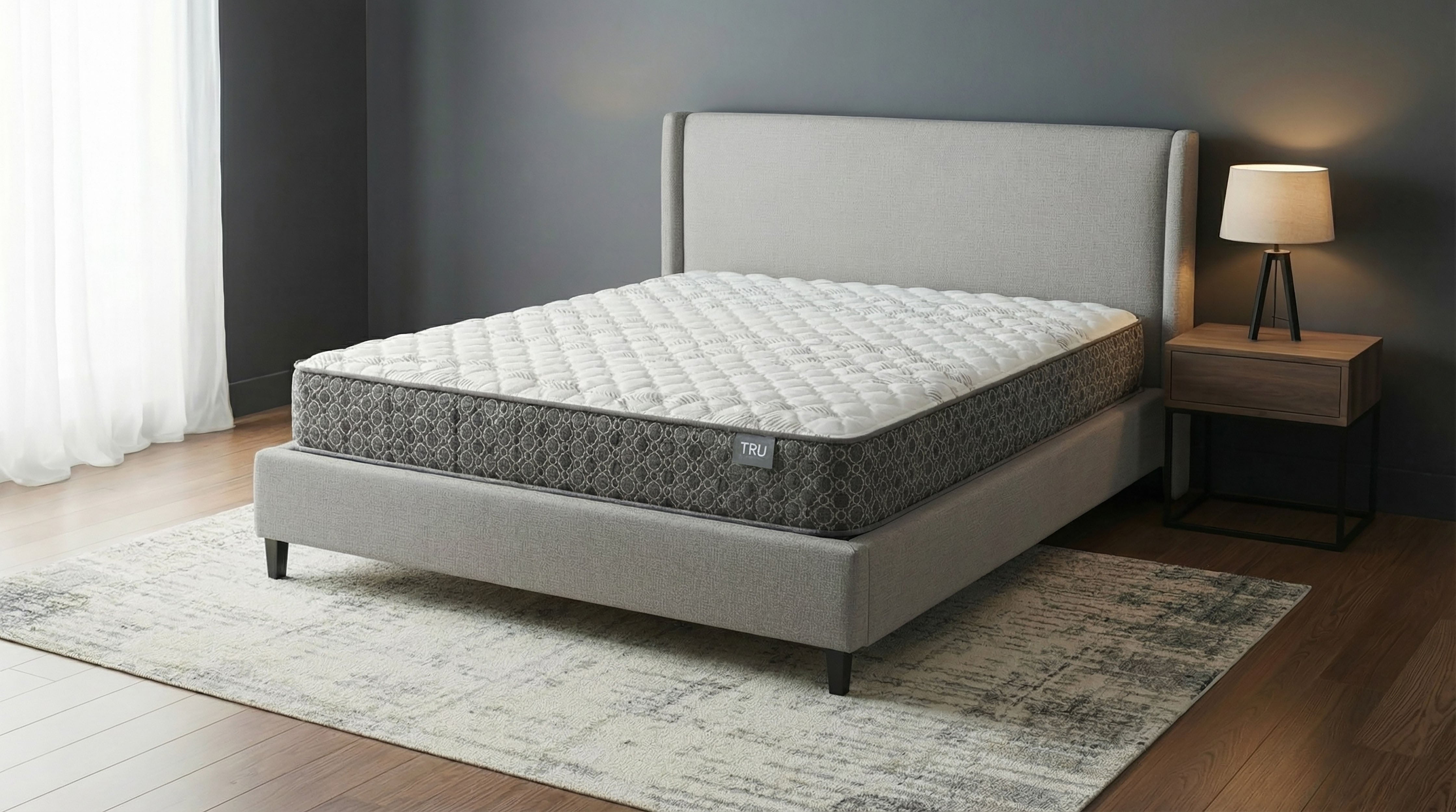 Hayes Full Firm Tight Top Hybrid Mattress White-
