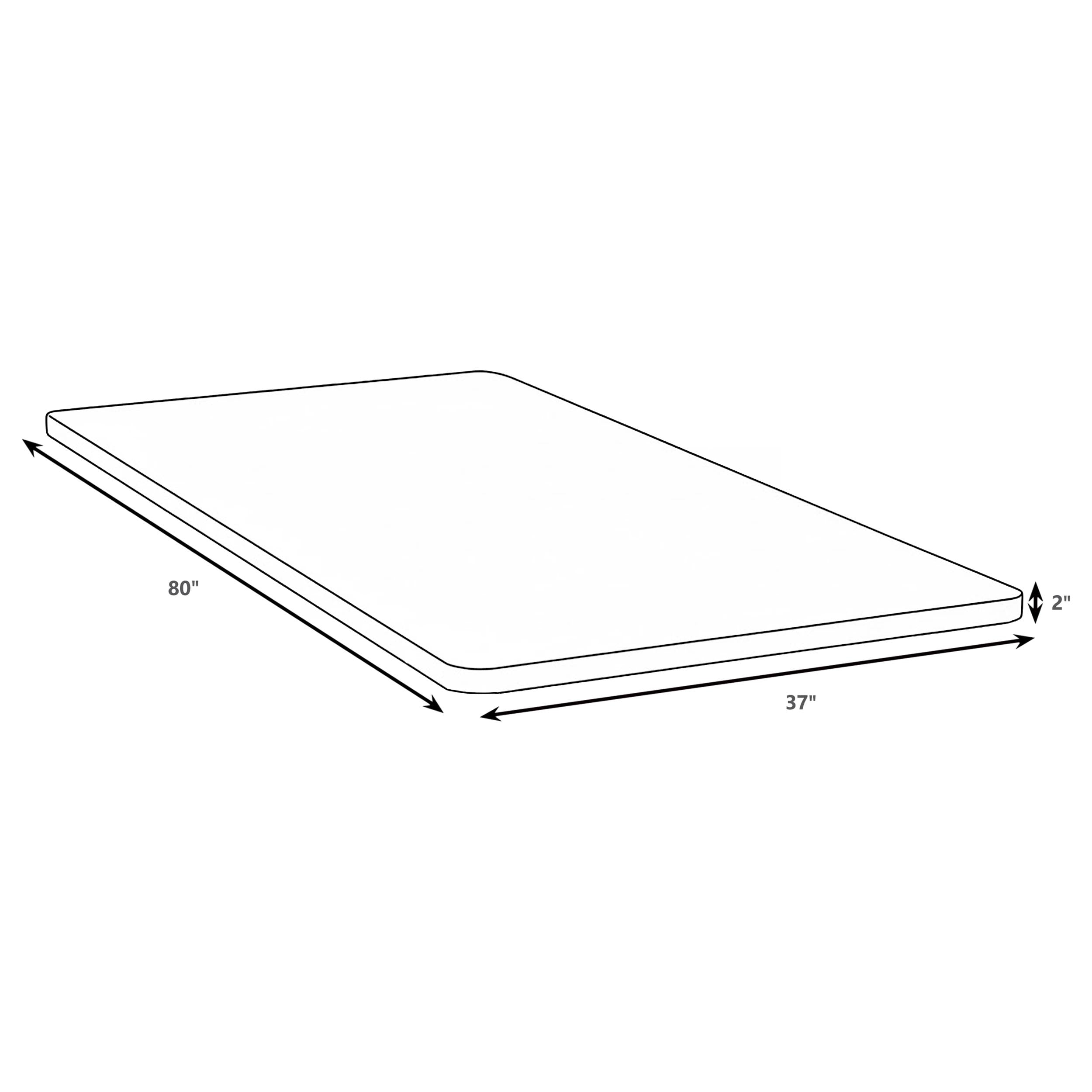 Eckard Twin XL Bunkie Board Foundation-