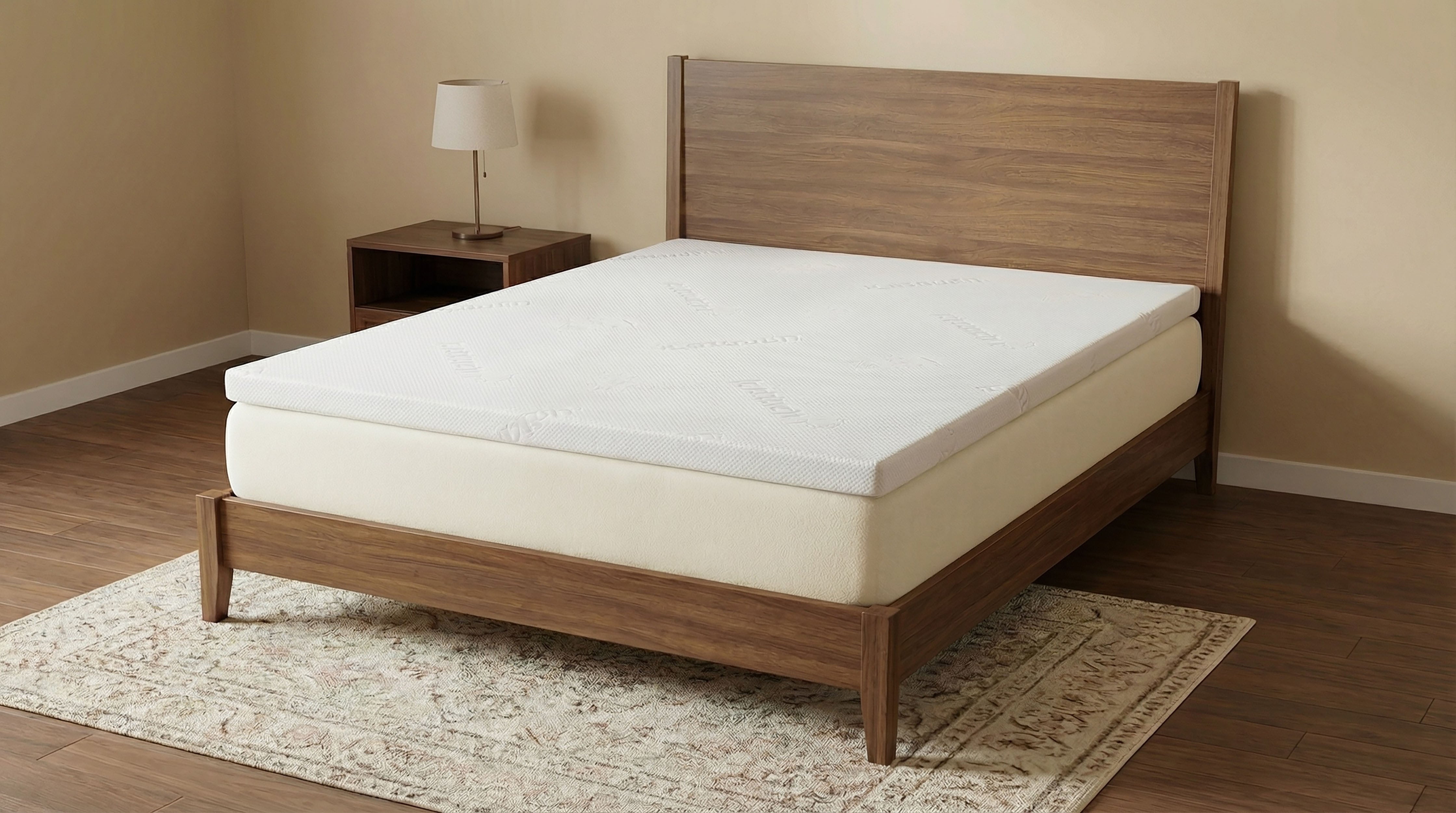 Cascade 3-inch Queen Cool Memory Foam Mattress Topper-