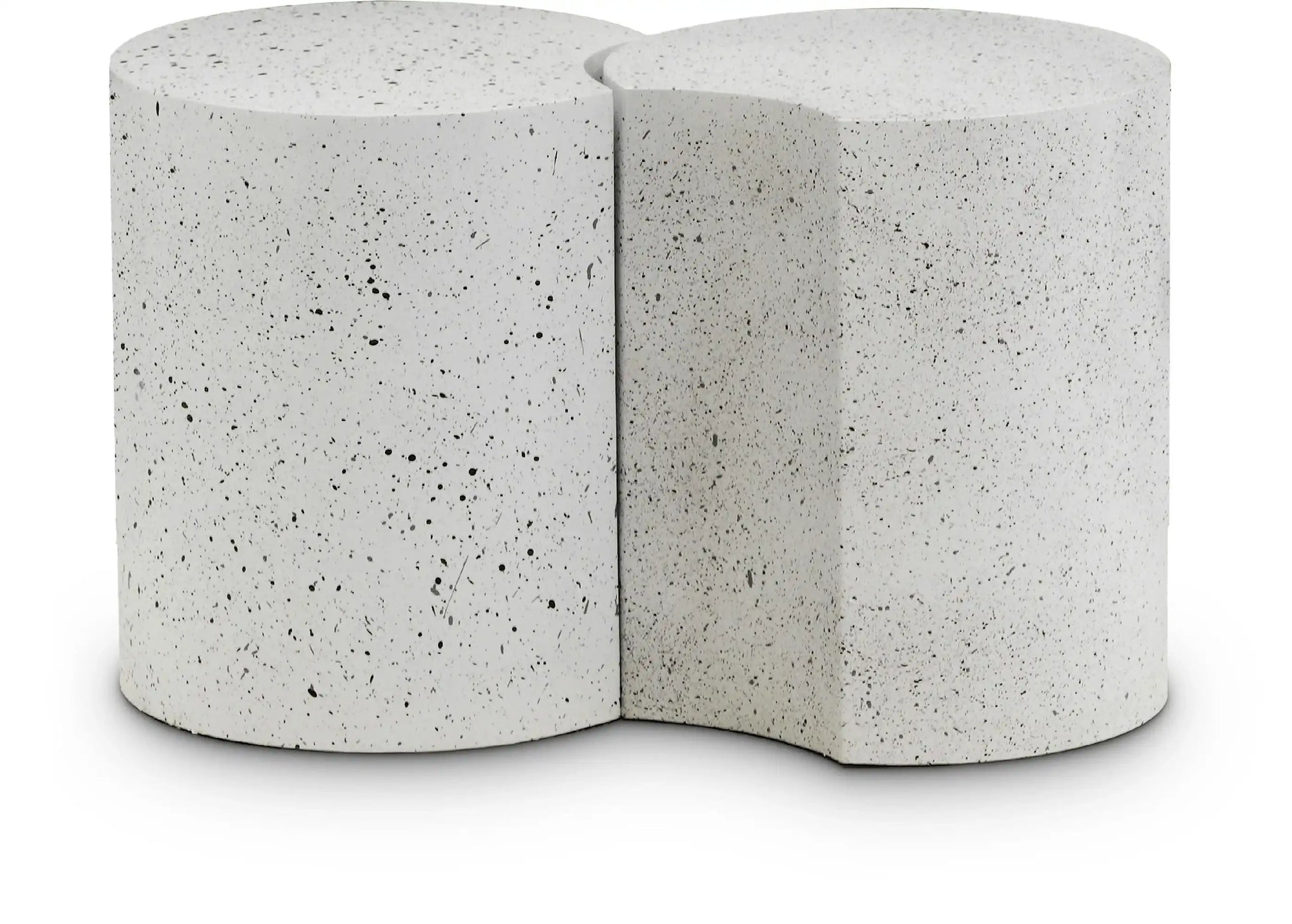 Dimple - 2 Piece Modular End Table - Terazzo Finish - Best Buy Furniture