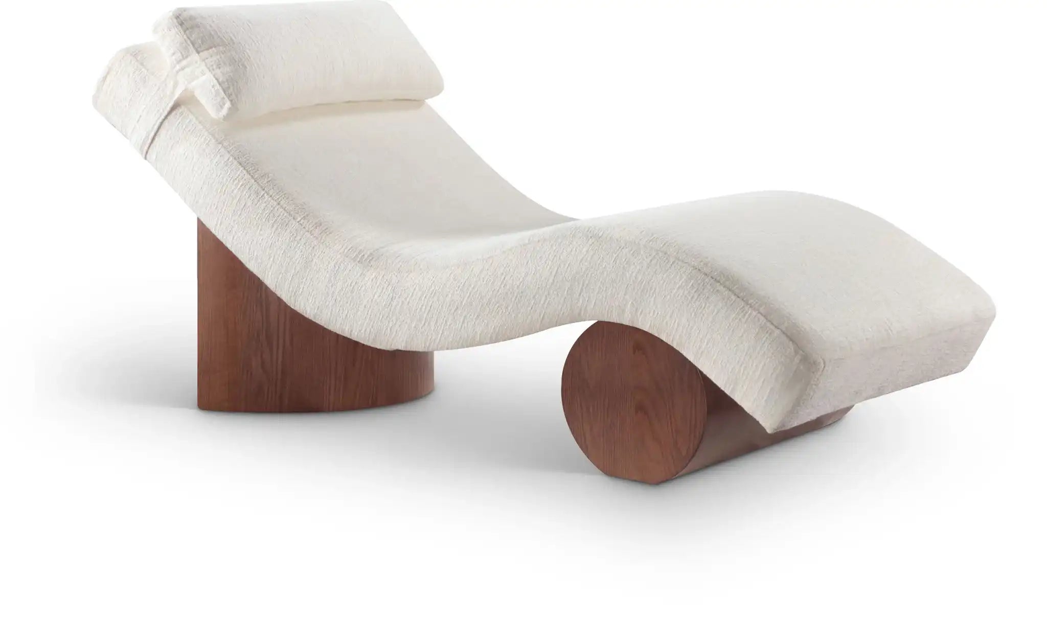 Marcella - Chaise Lounge - Walnut Base - Best Buy Furniture