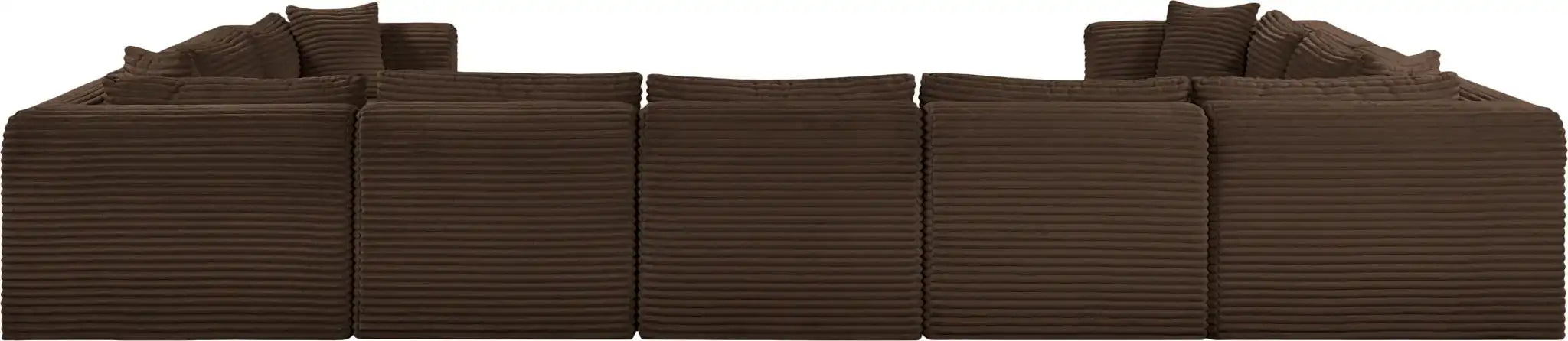 Shaggy - 9 Piece Modular U-Shaped Sectional