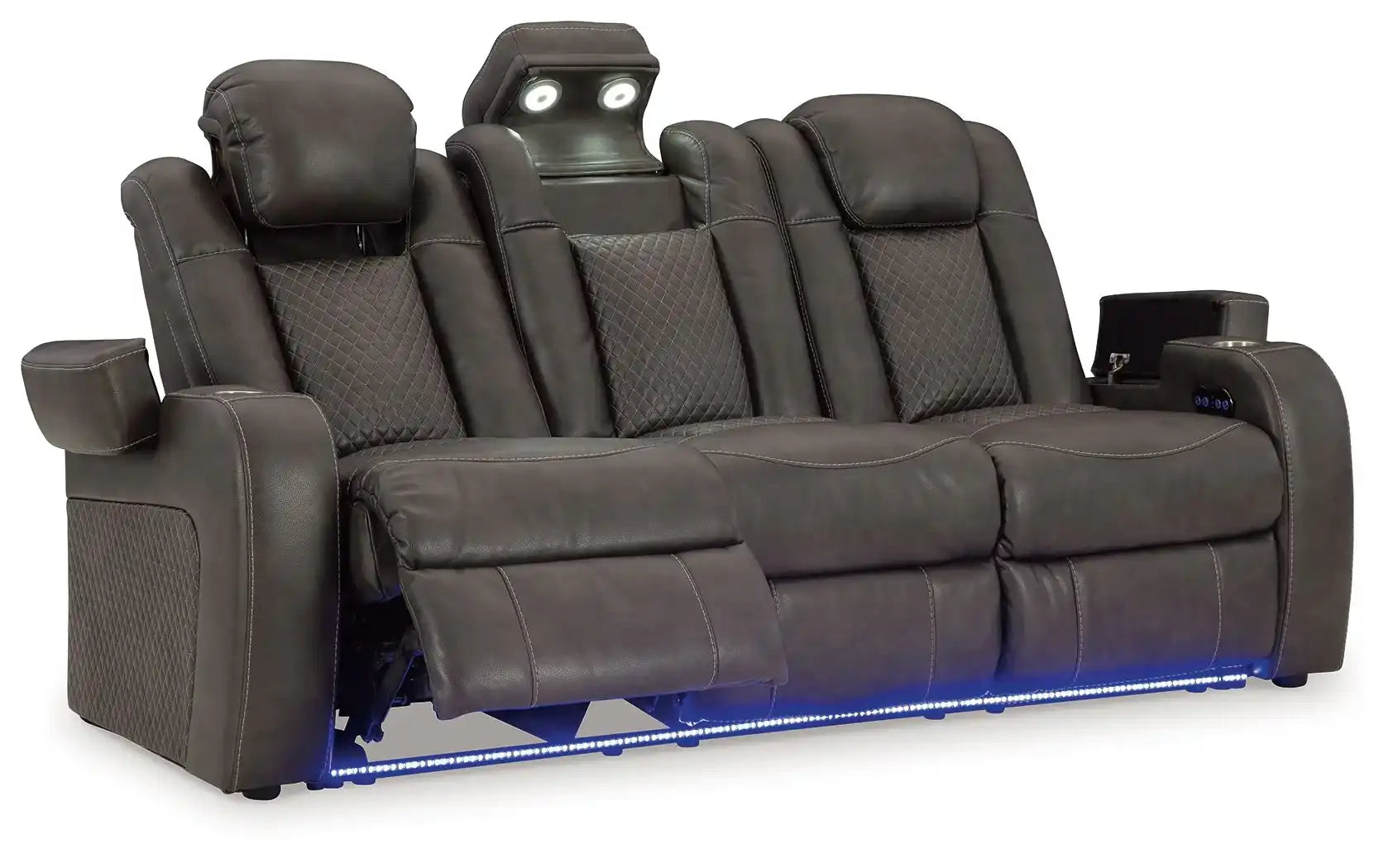 Fyne-dyme - Power Reclining Sofa With Adj Headrest - Best Buy Furniture