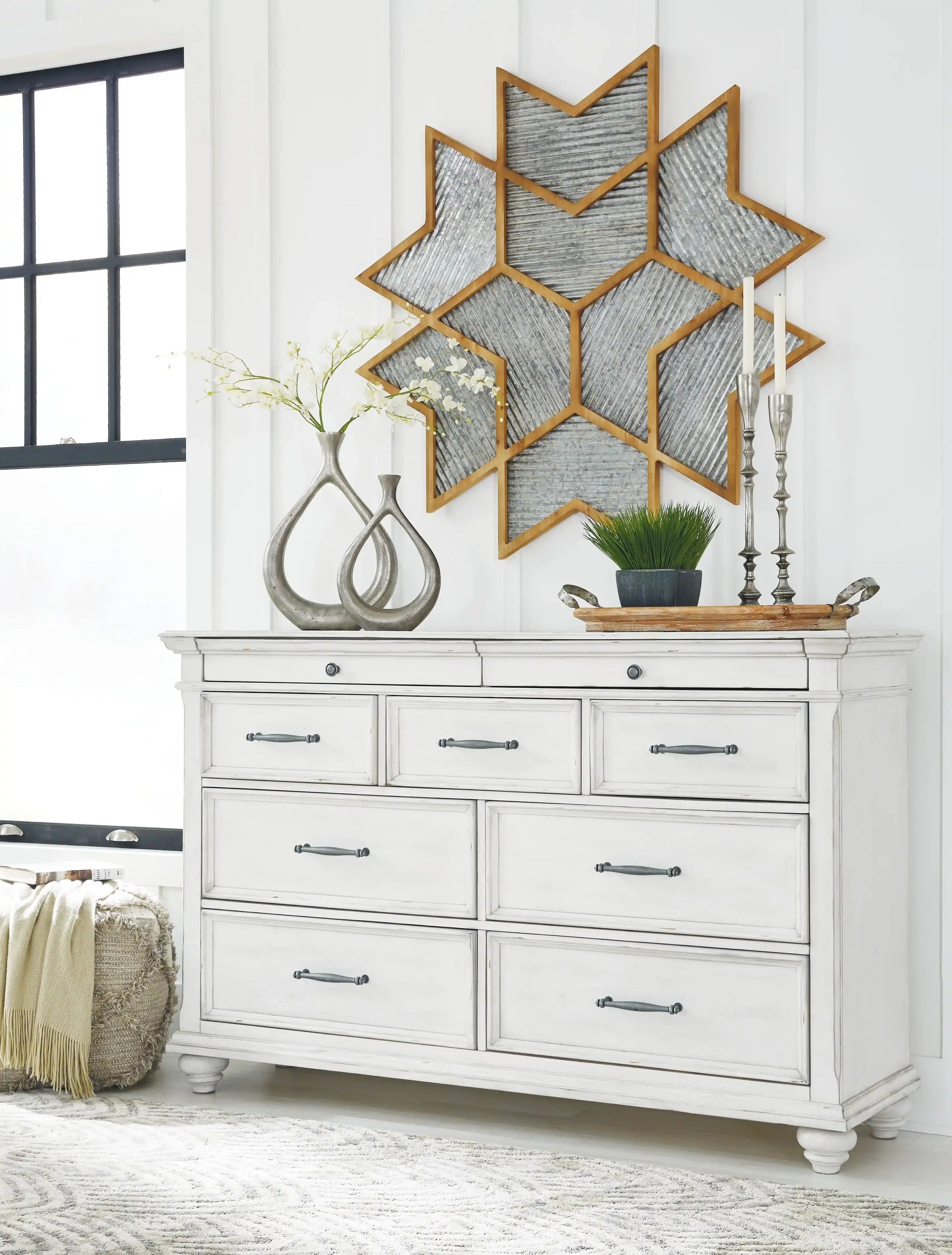 Kanwyn - Dresser, Mirror - Best Buy Furniture