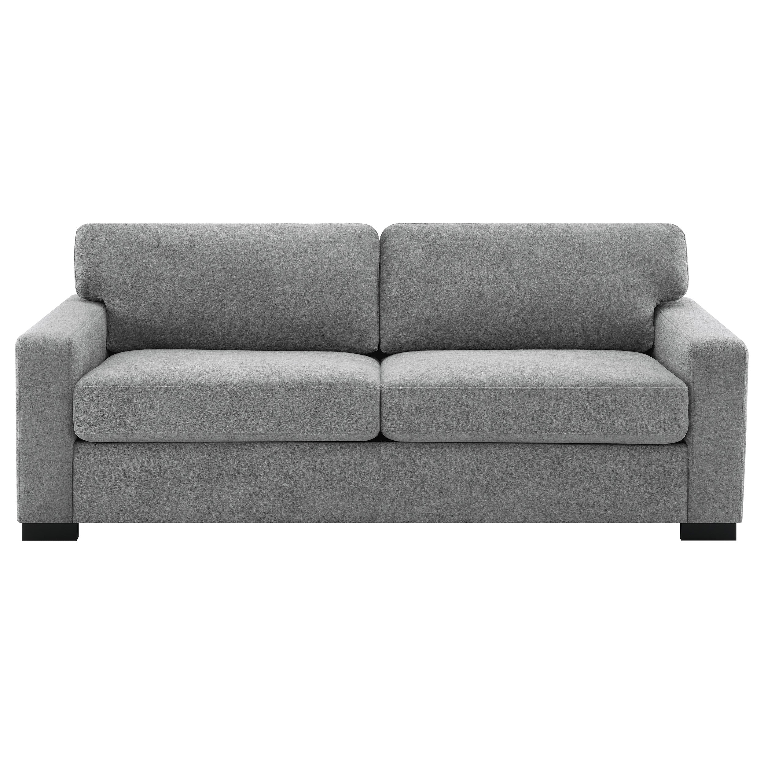 Simpson Upholstered Sofa Sleeper with Queen Mattress Grey-