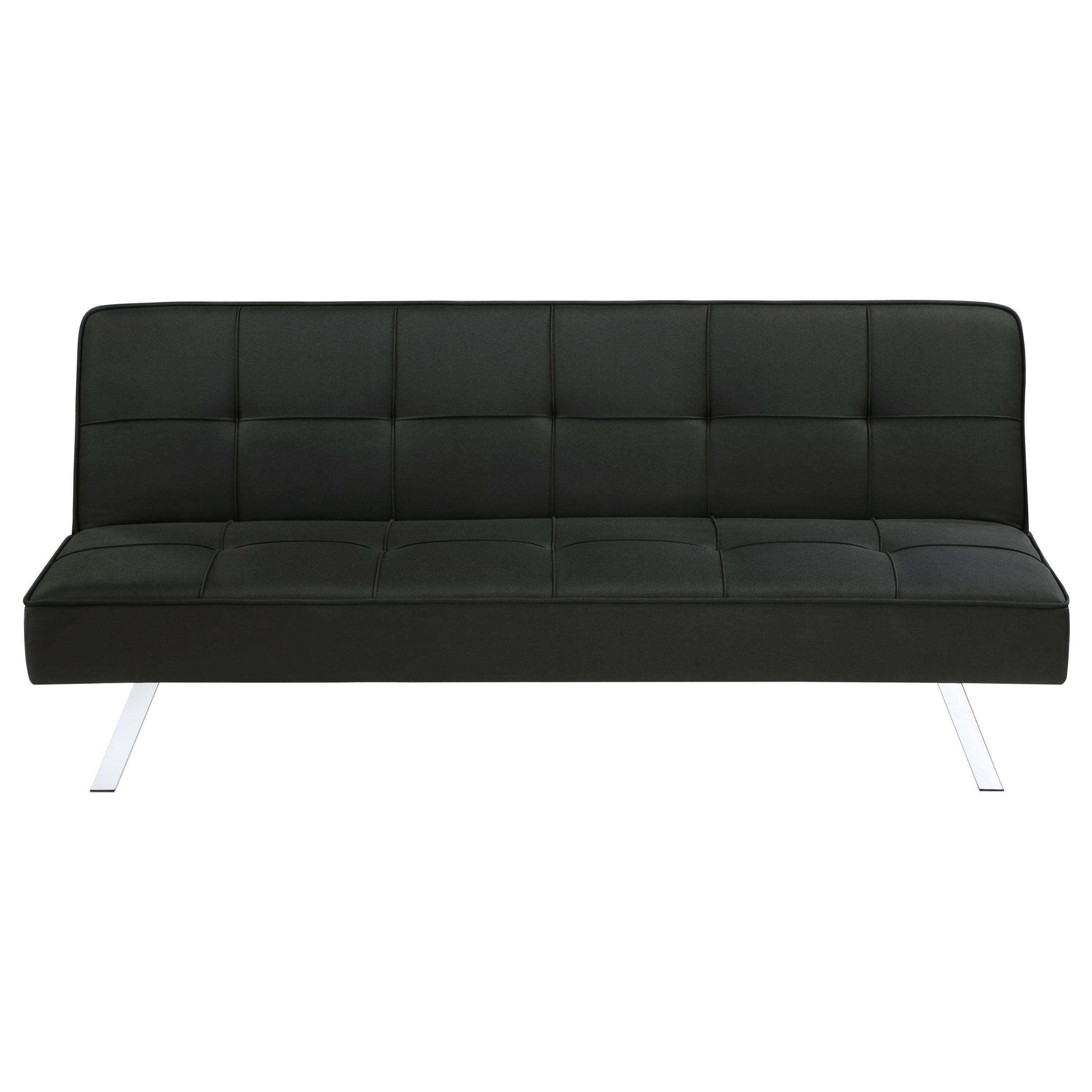 Joel Upholstered Tufted Convertible Sofa Bed Black-CoasterEveryday