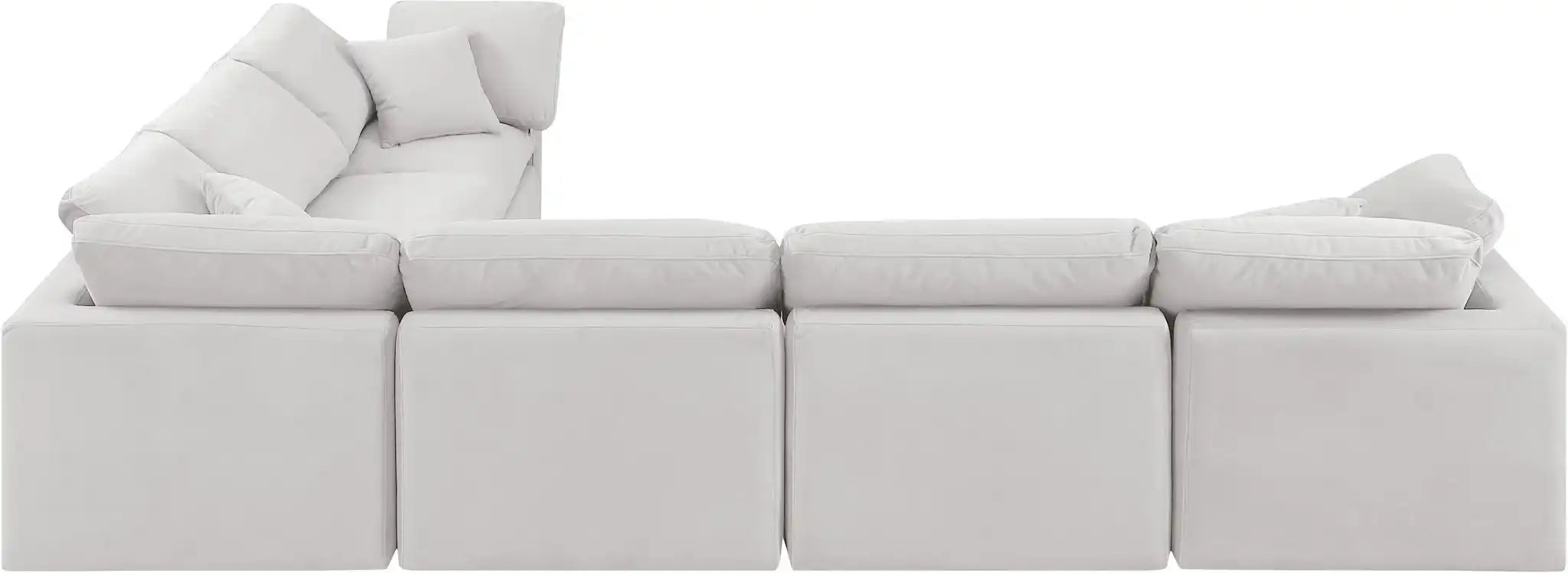 Indulge - Velvet 6 Piece Modular Corner Sectional