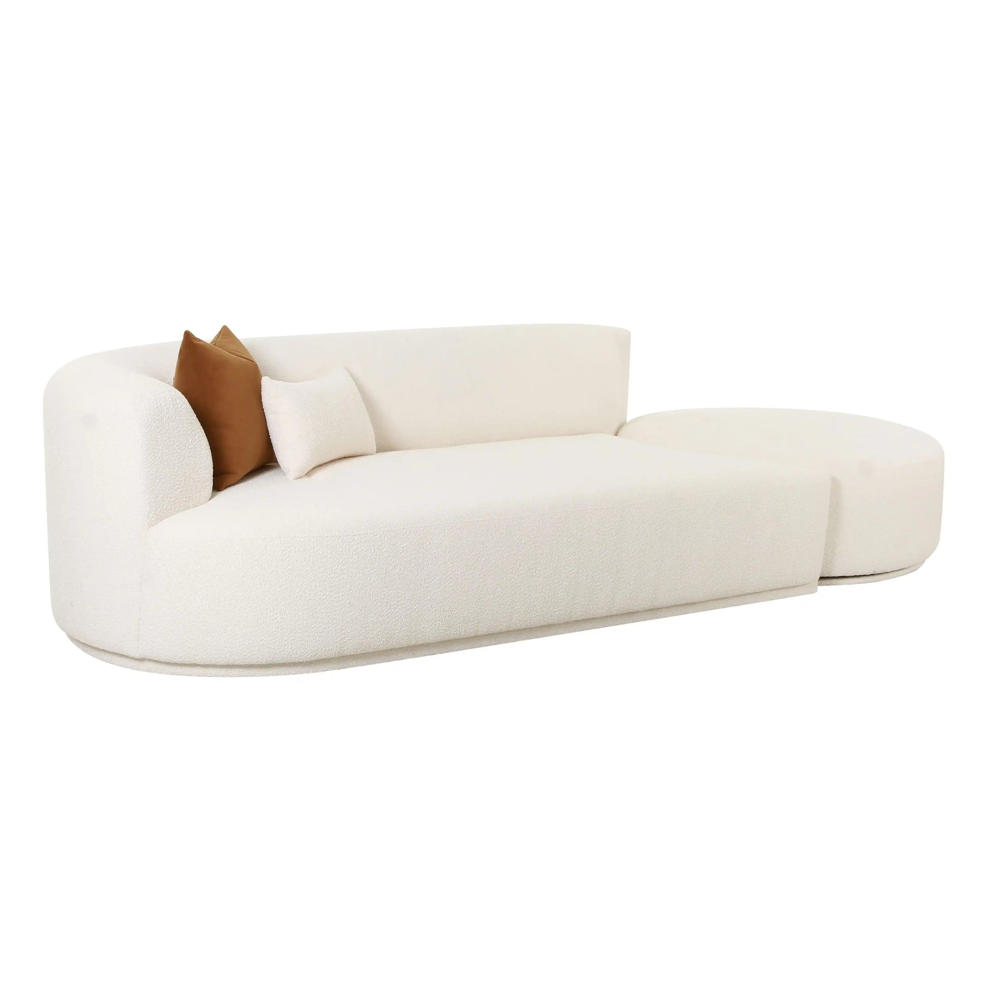 Fickle - Boucle Modular Sofa - Best Buy Furniture