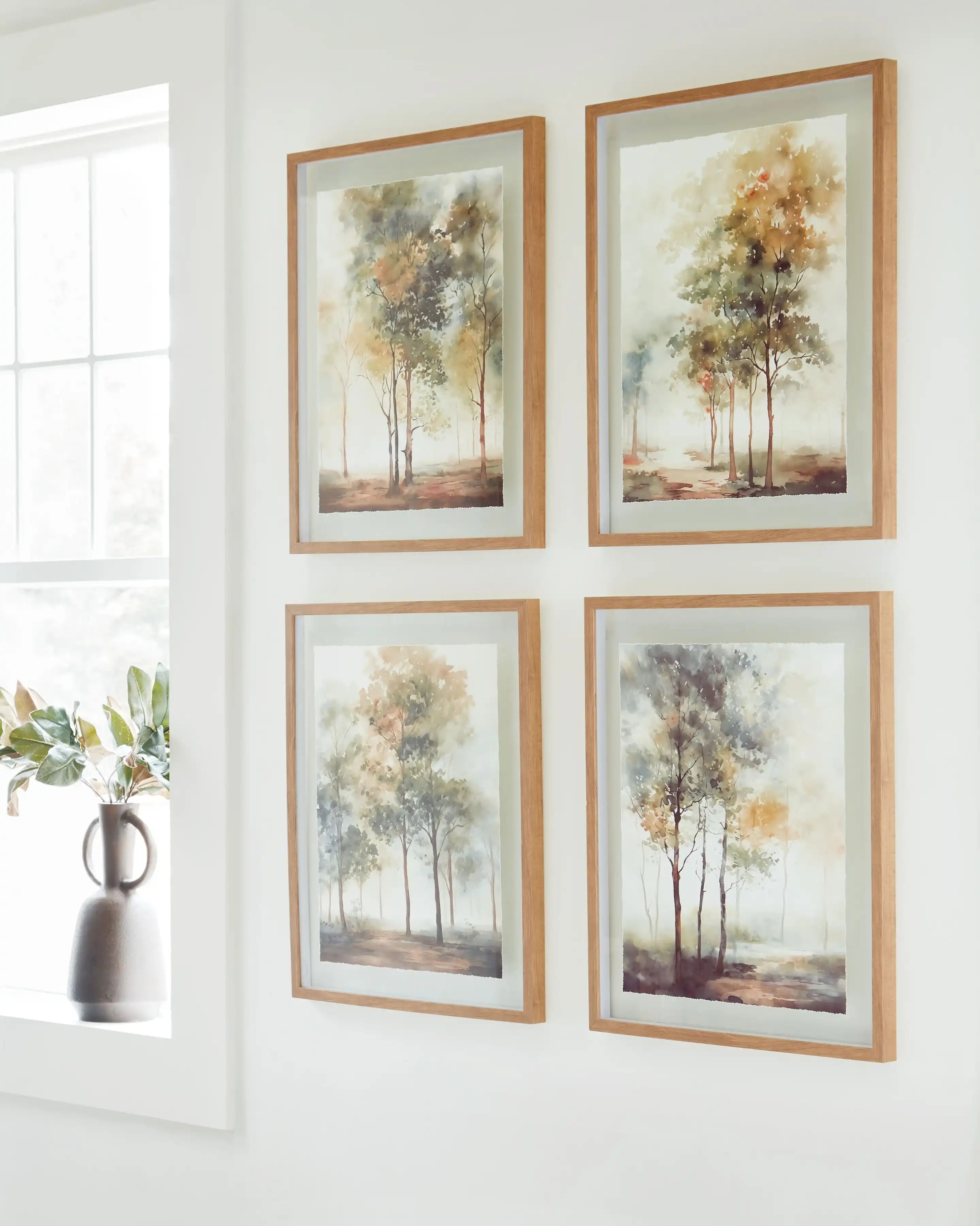Bryneford - Wall Art Set (Set of 4) - Multi - Best Buy Furniture