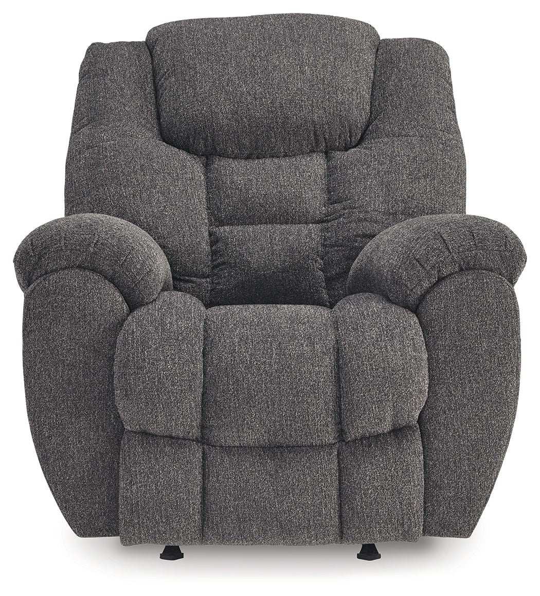 Foreside - Rocker Recliner - Charcoal - Best Buy Furniture