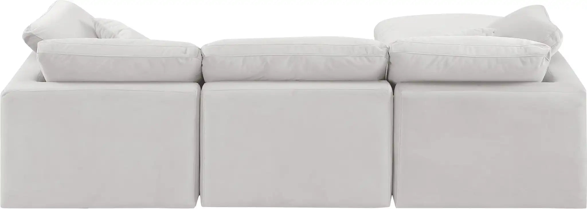Indulge - Velvet 4 Piece Modular Sectional With Chaise