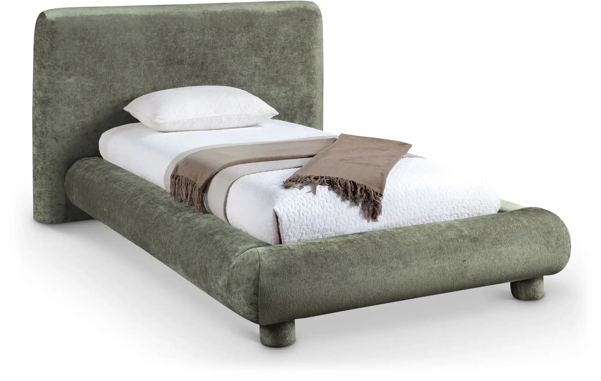 Blair - Chenille Upholstered Bed - Best Buy Furniture