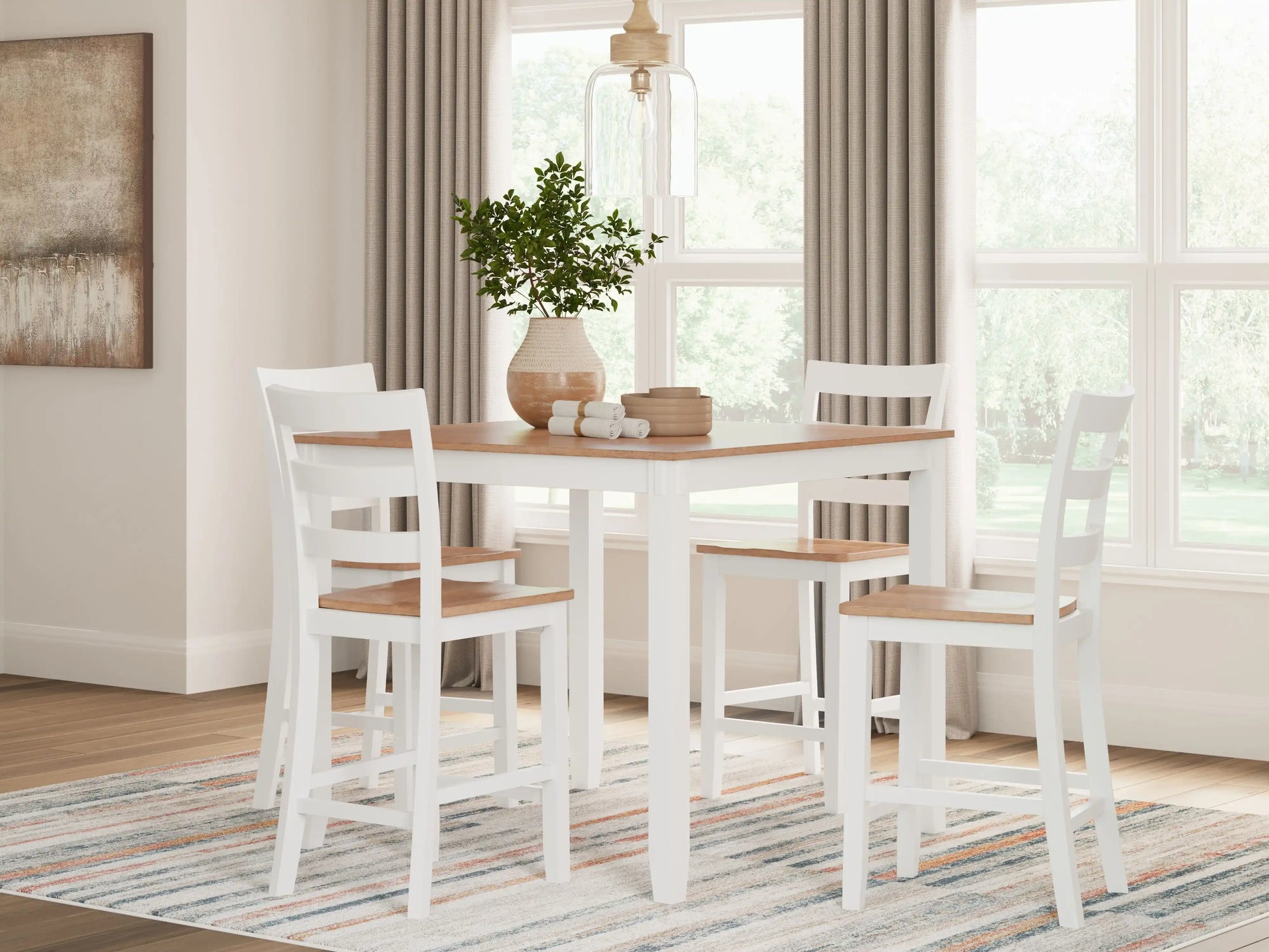 Gesthaven - Dining Room Counter Table Set - Best Buy Furniture