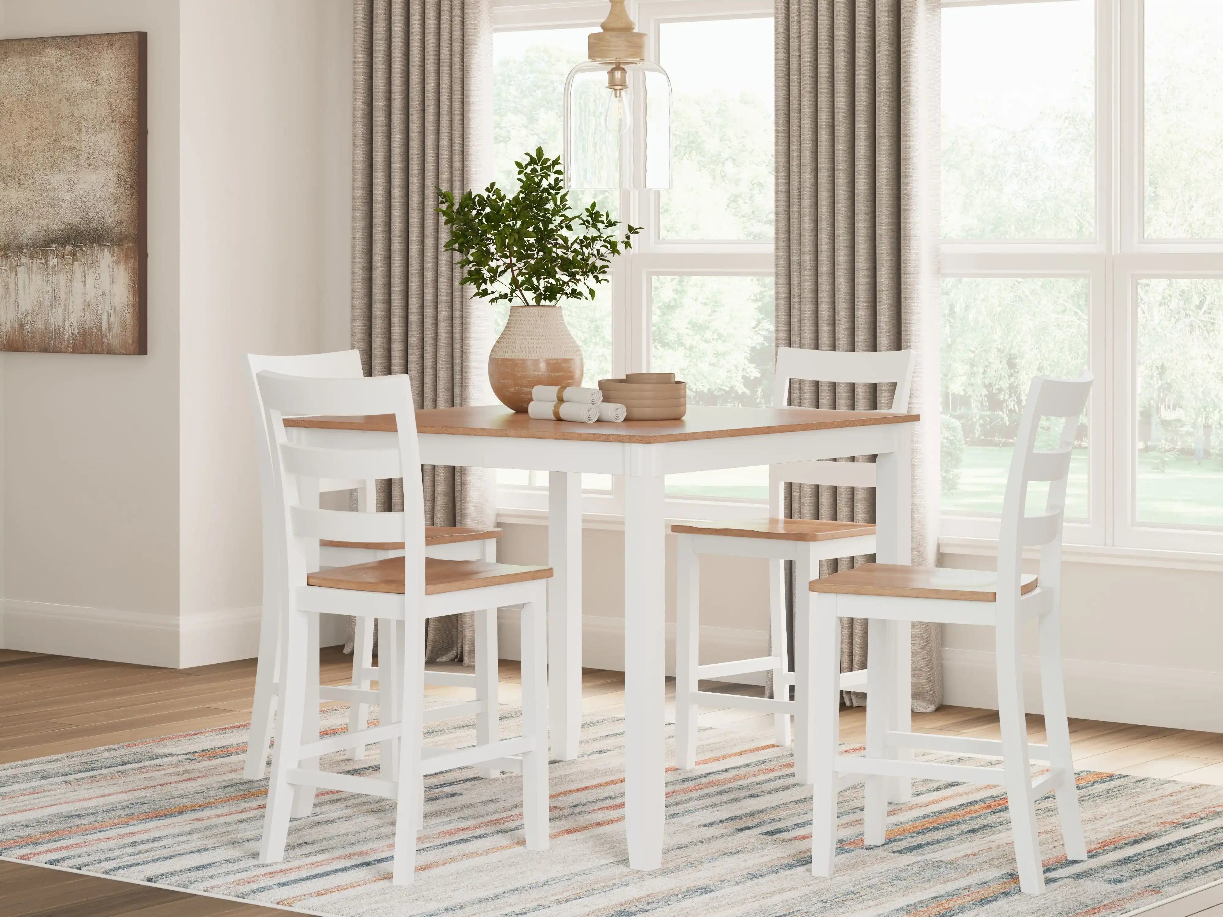 Gesthaven - Dining Room Counter Table Set - Best Buy Furniture