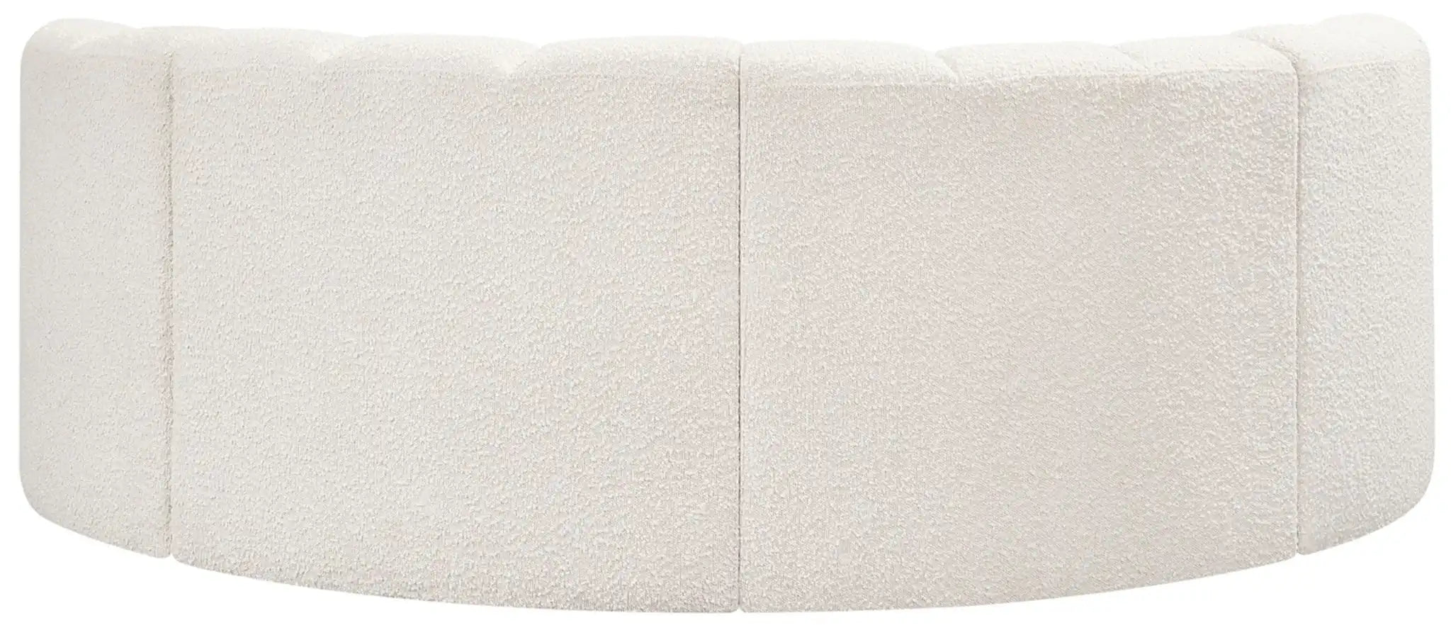 Arc - Boucle Fabric 4 Piece U-Shaped Modular Sofa