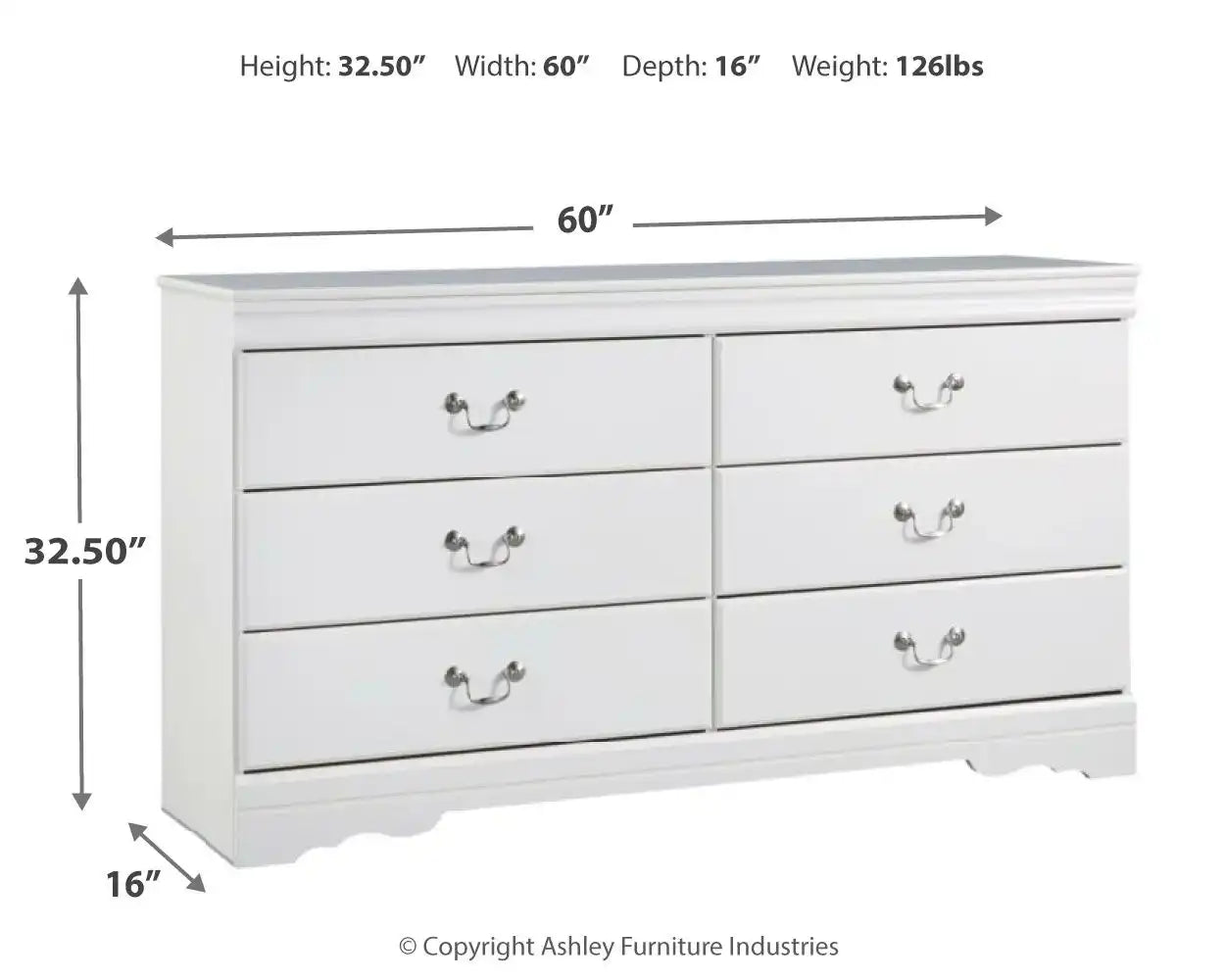 Anarasia - Dresser, Mirror - Best Buy Furniture