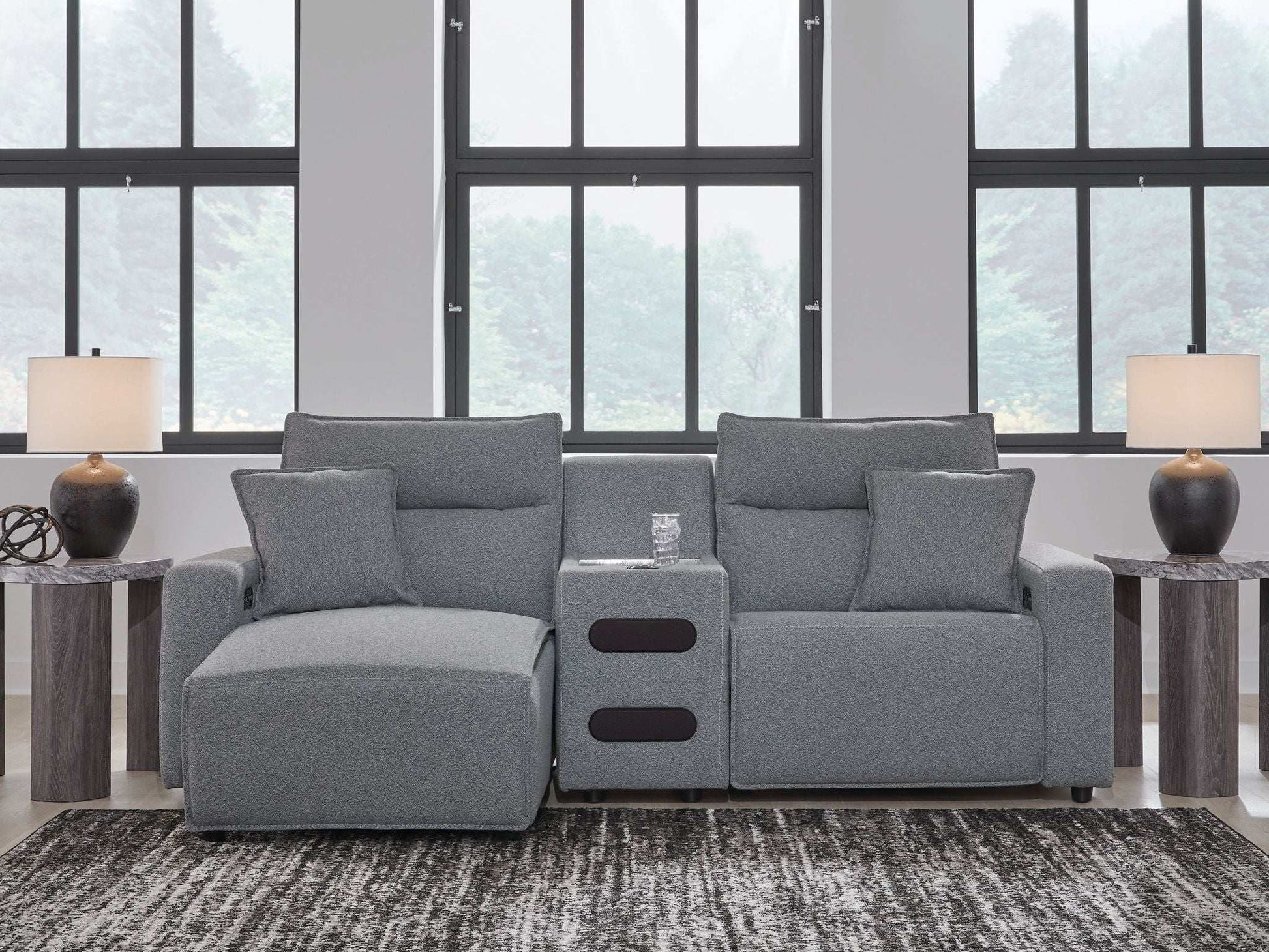 ModMax II - Salt And Pepper - Reclining Sectional - Best Buy Furniture