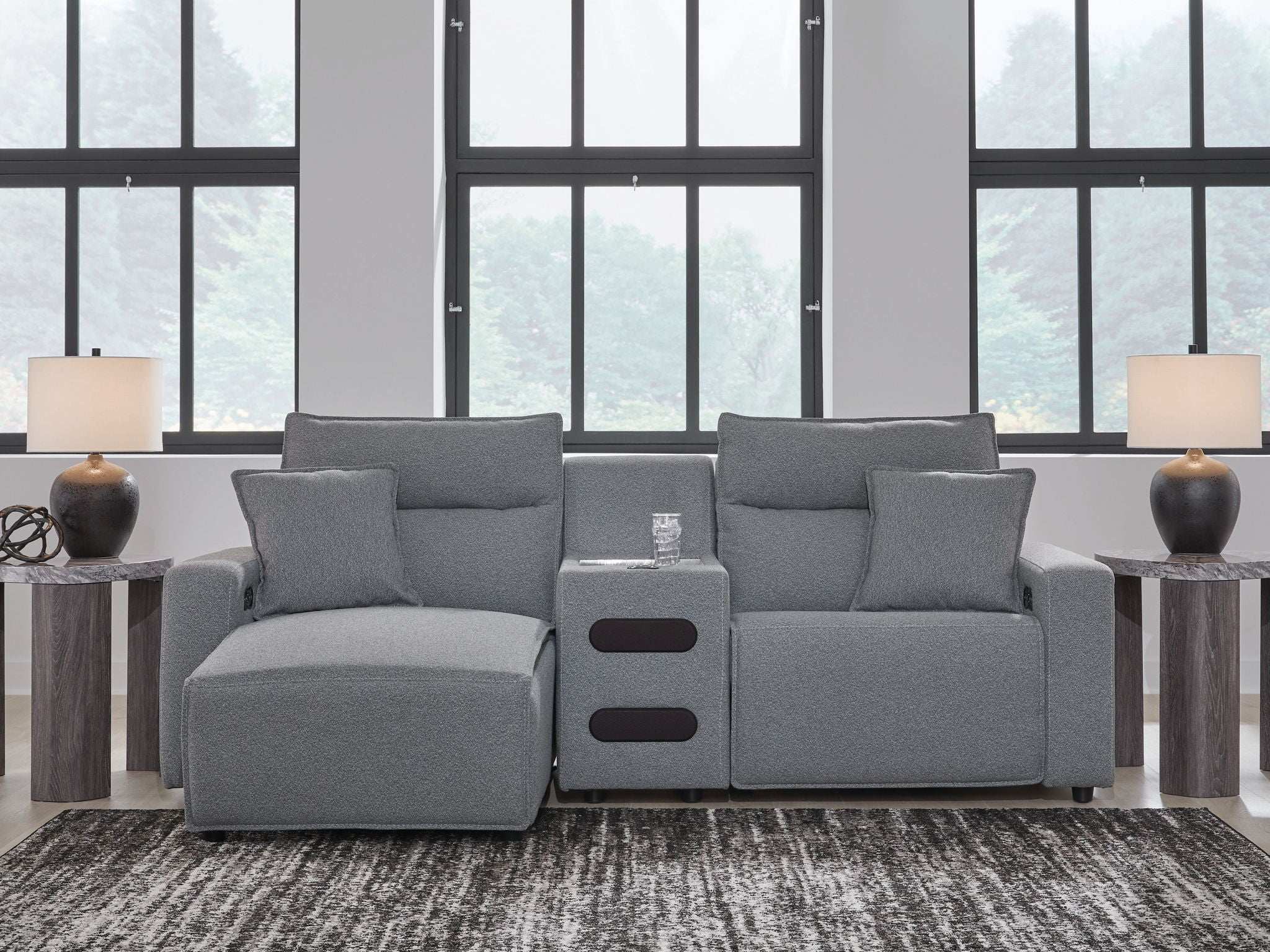 ModMax II - Salt And Pepper - Reclining Sectional - Best Buy Furniture