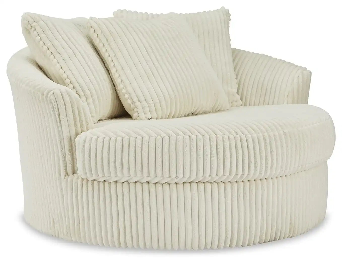 Lindyn - Oversized Swivel Accent Chair - Best Buy Furniture