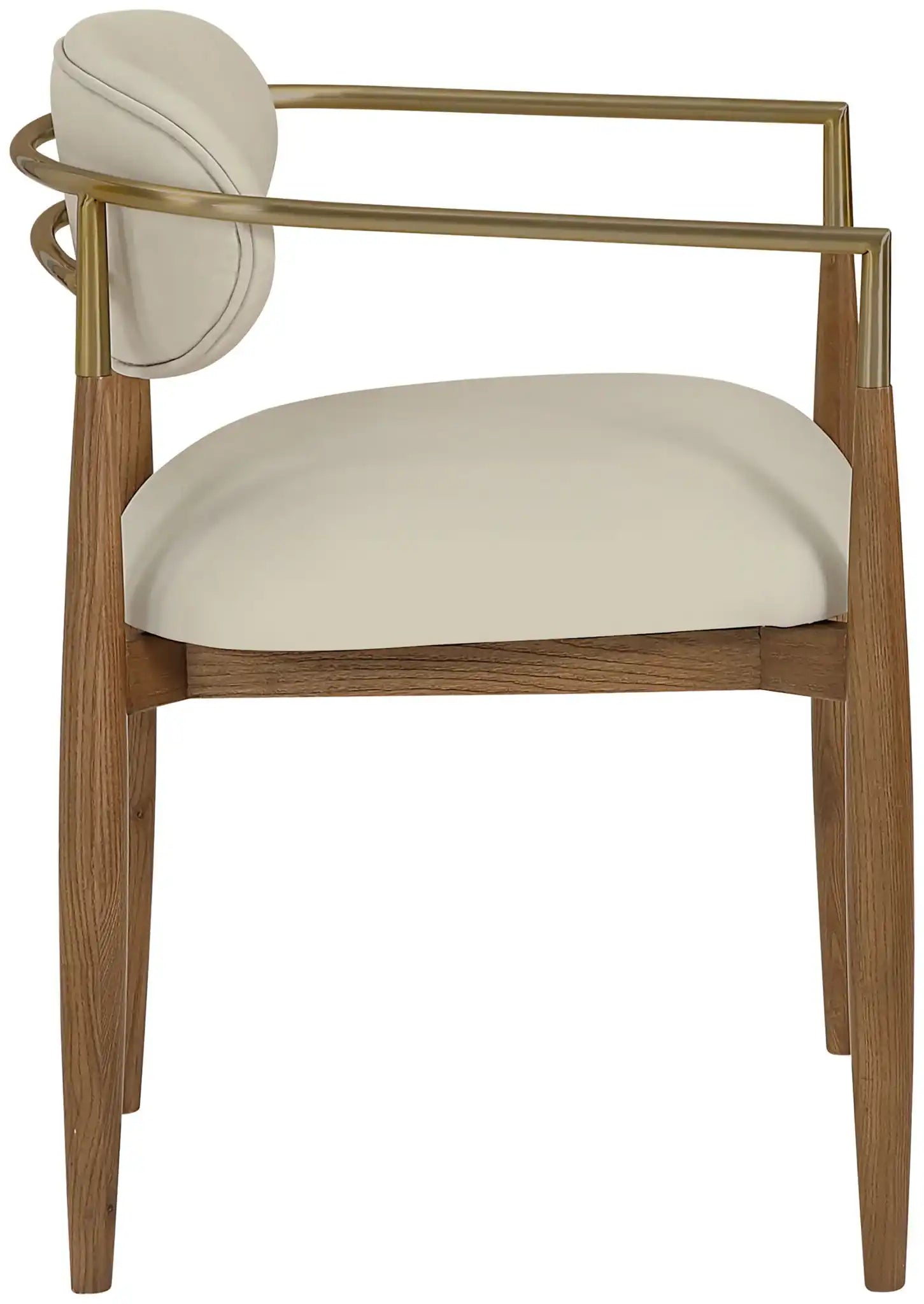 Riccio - Dining Arm Chair (Set of 2) - Walnut Frame