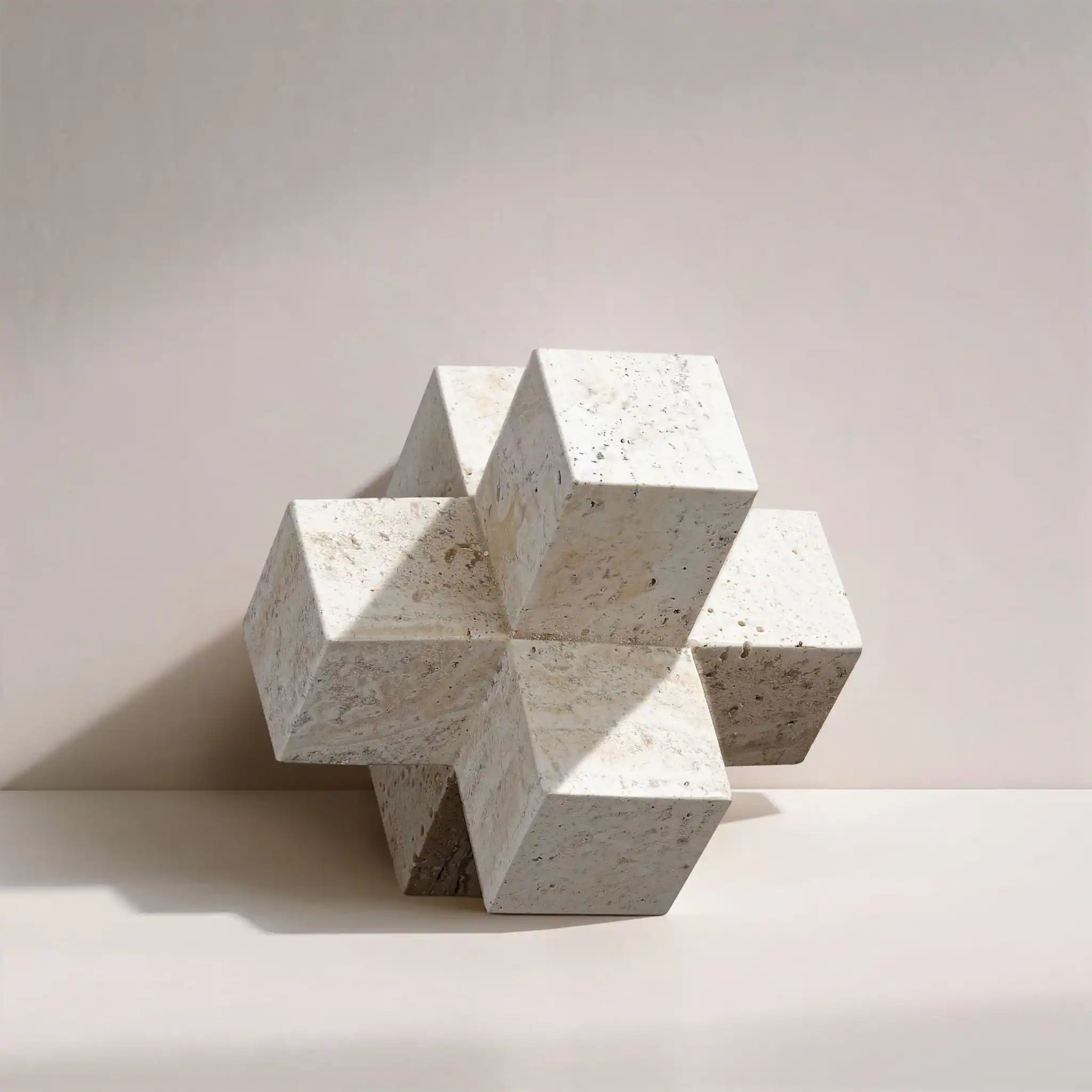 Jack - Travertine Decorative Object - Natural