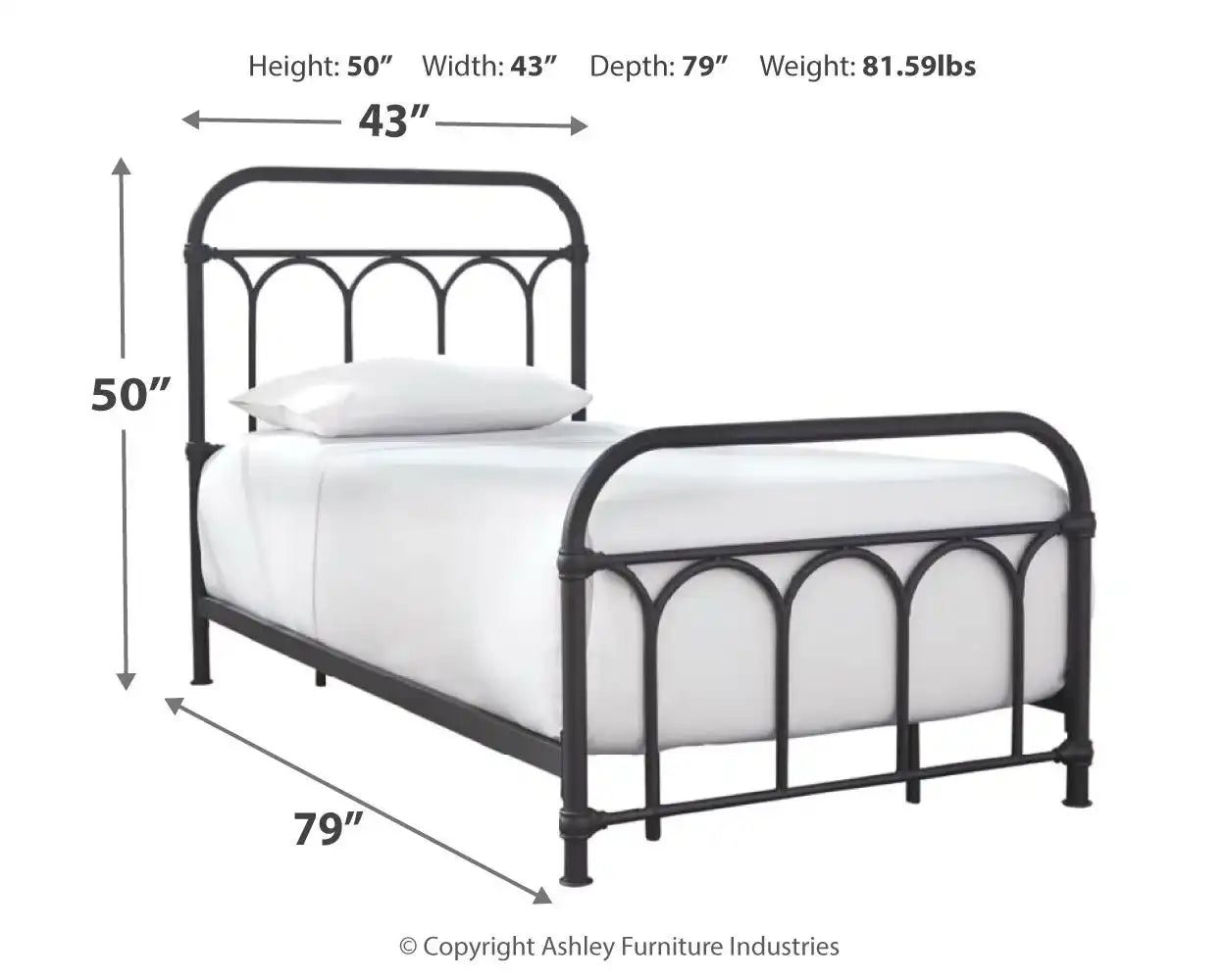 Nashburg - Arch Bed - Best Buy Furniture