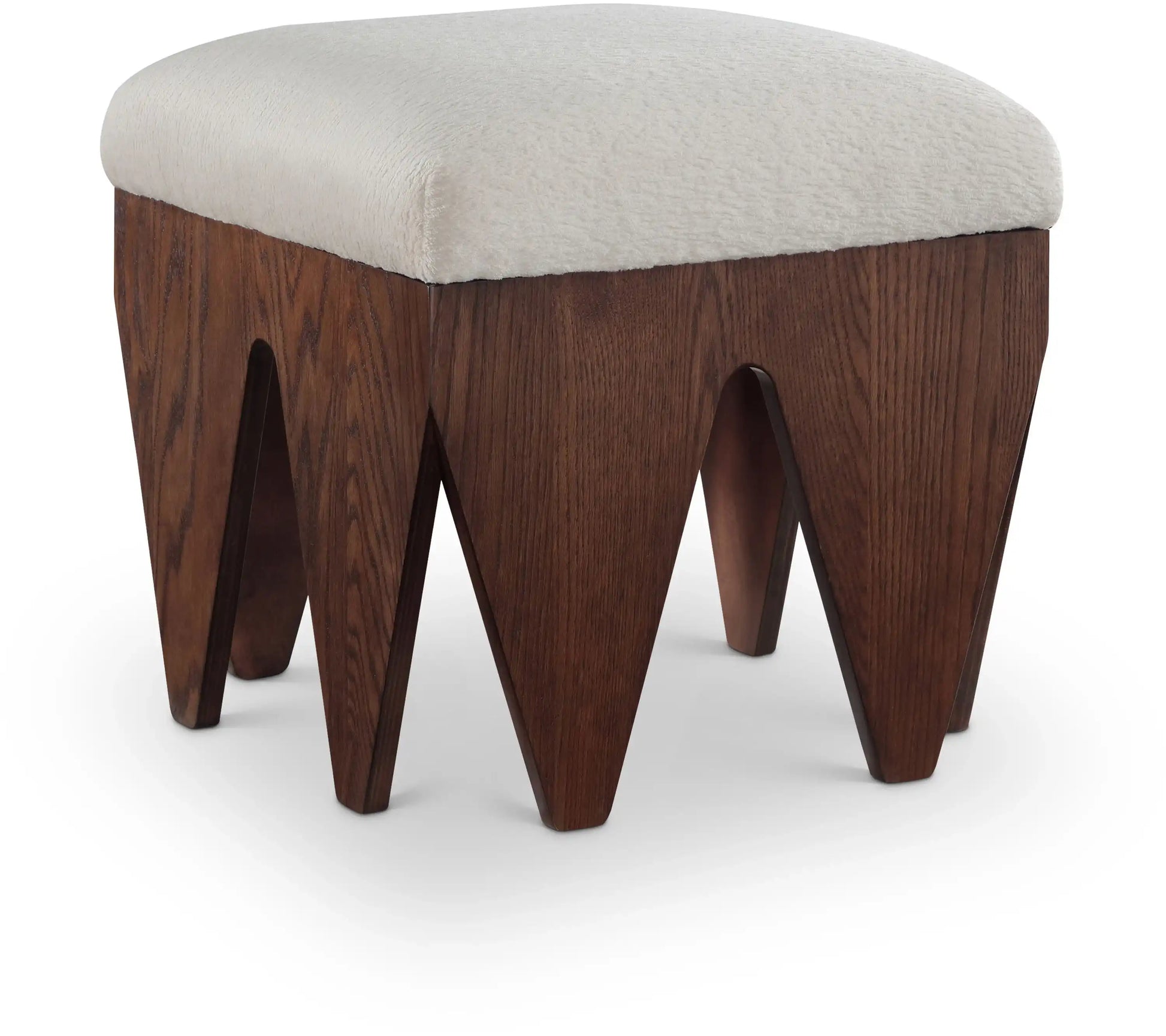 Altair - Fabric Bench - Dark Brown Base - Best Buy Furniture