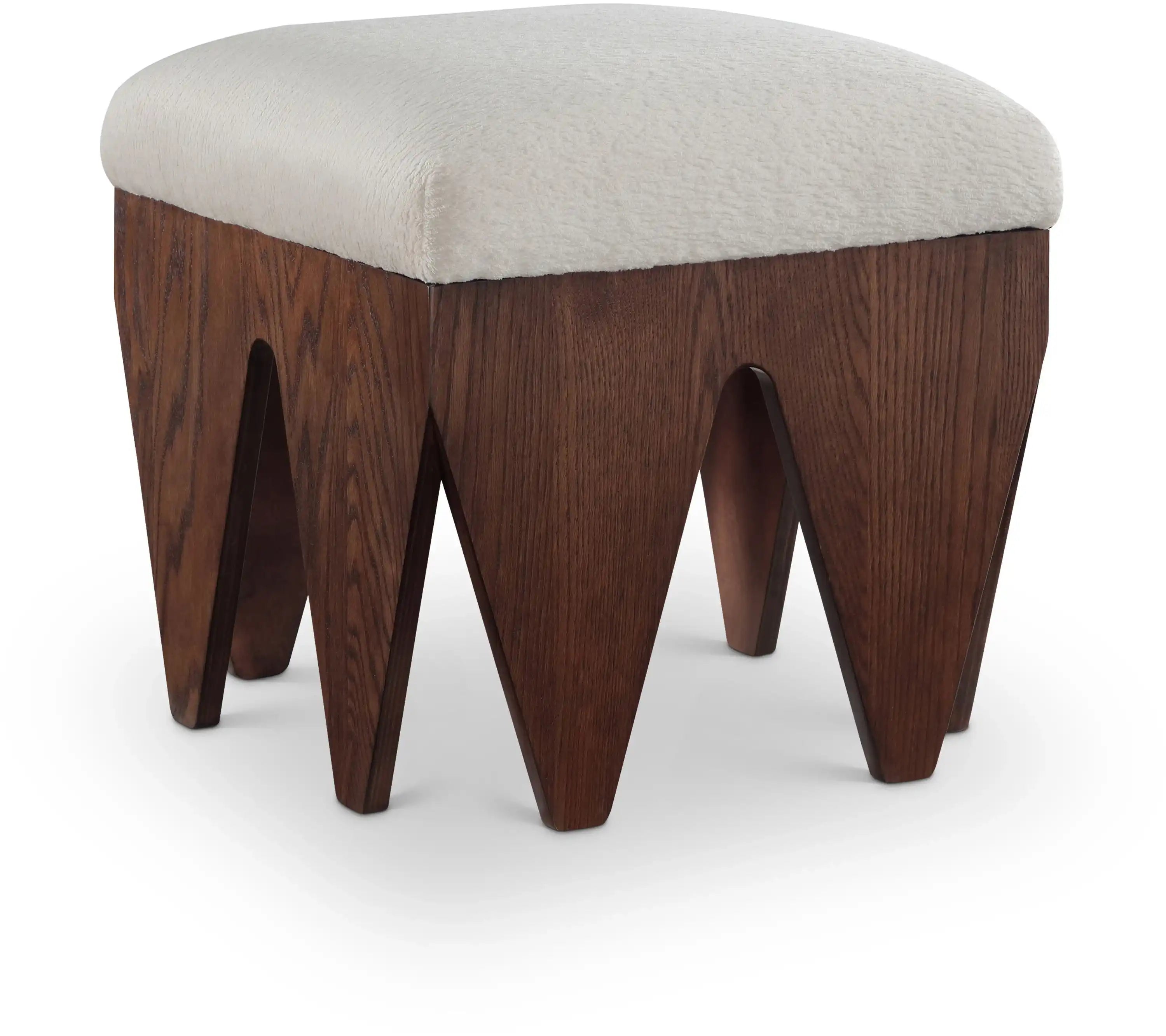 Altair - Fabric Bench - Dark Brown Base - Best Buy Furniture