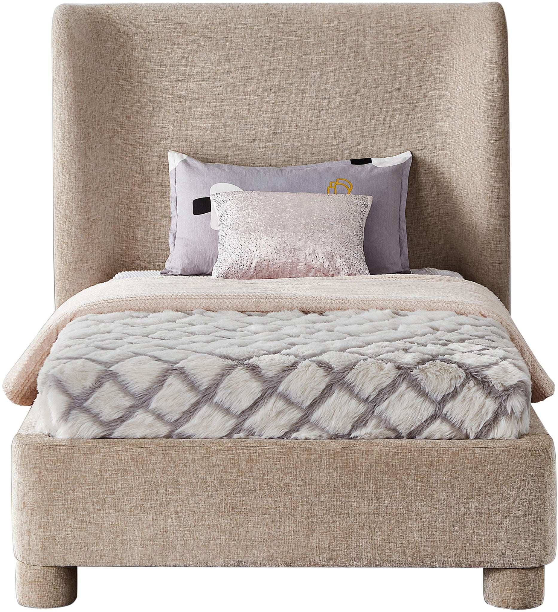 Penny - Chenille Fabric Bed