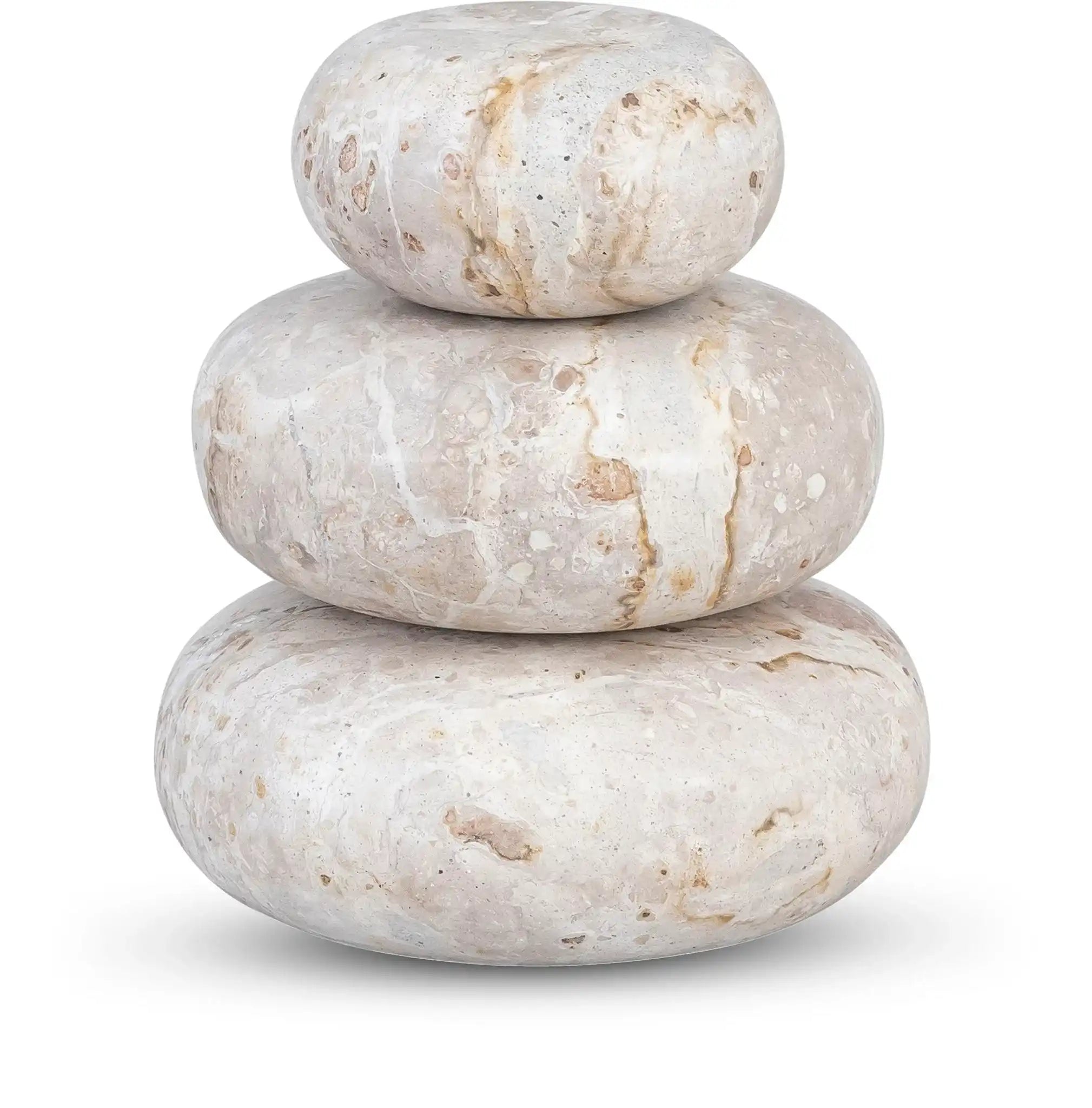 Pumpkin - 3 Piece Marble Decorative Object - Best Buy Furniture
