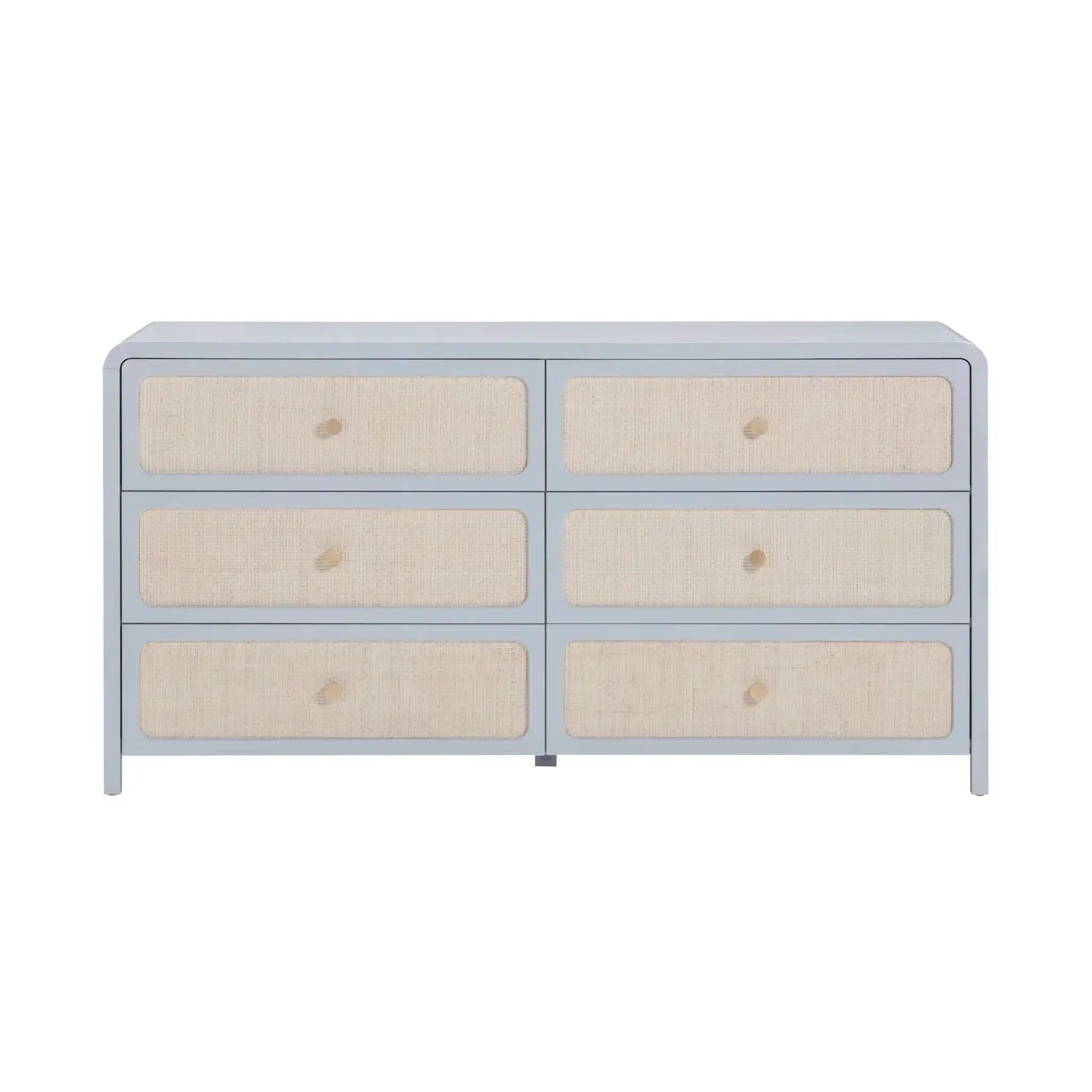 Patty - Rattan 6 Drawer Dresser